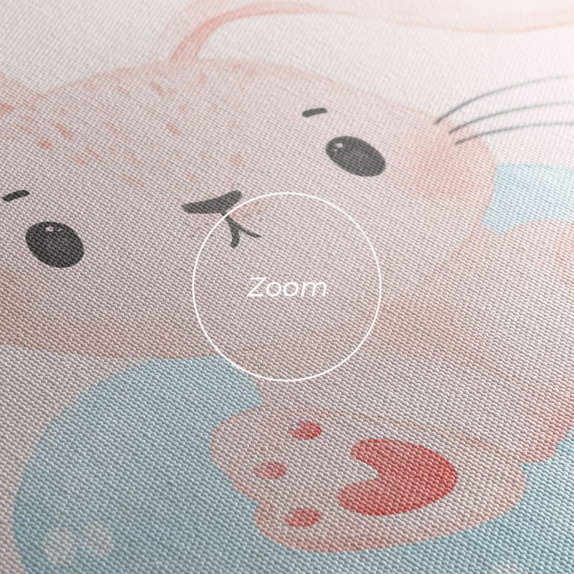 Cloud Pink Bunny mockup 3