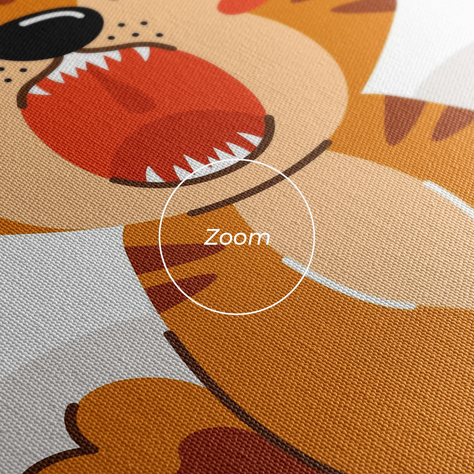 Cute Sleepy Tiger mockup 3