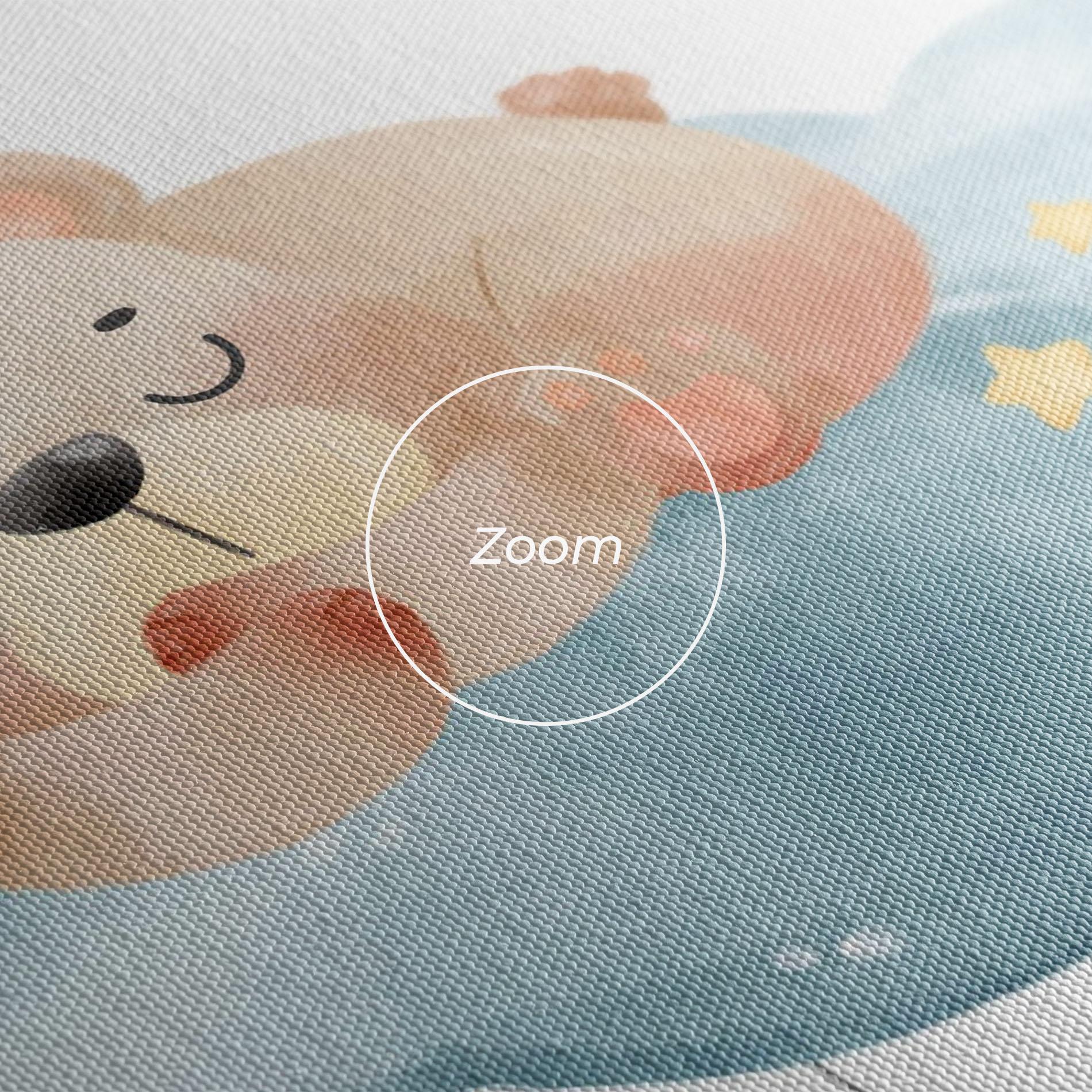 Картина на платно Dream Sleepy Bear mockup 3