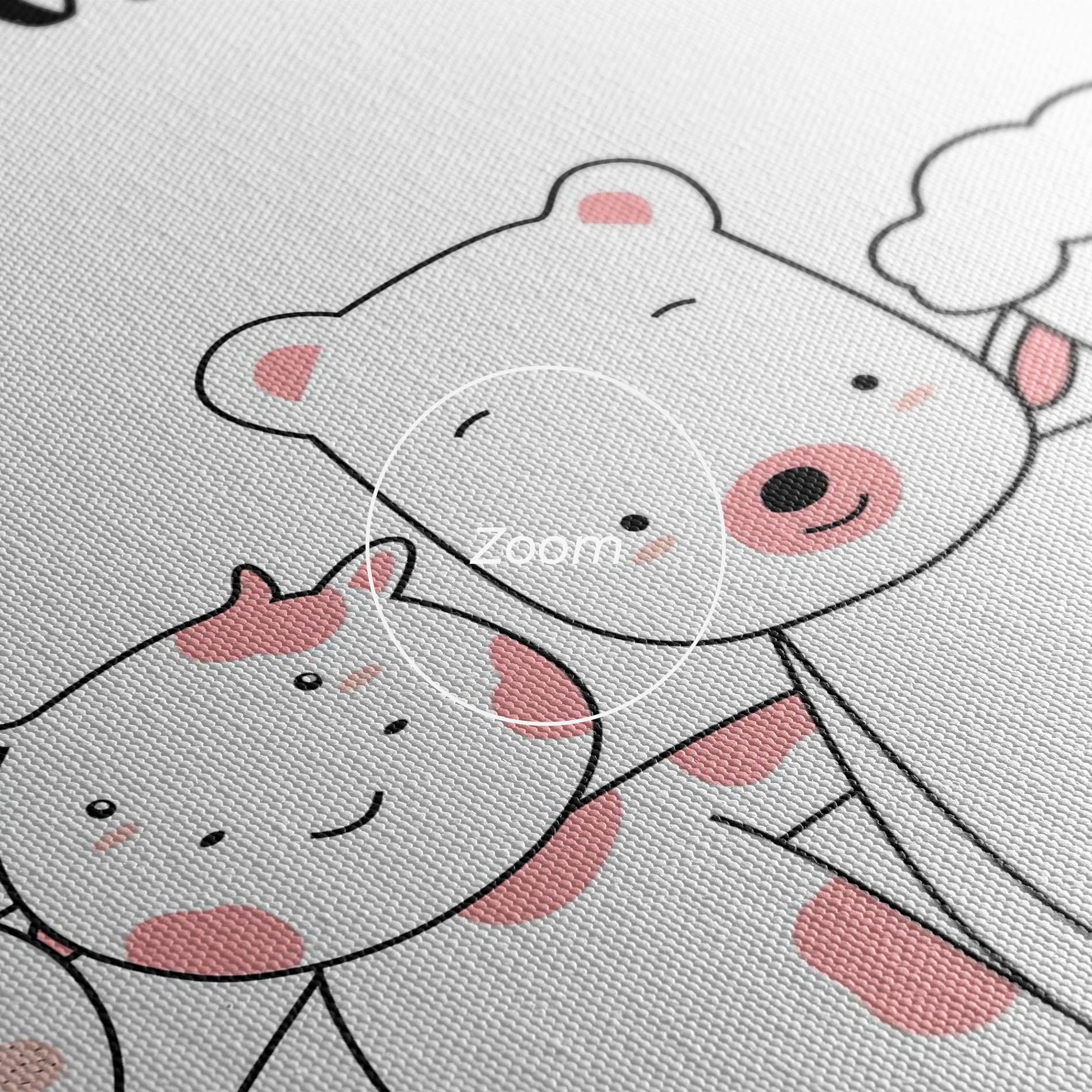 Картина на платно Friends Forever mockup 3