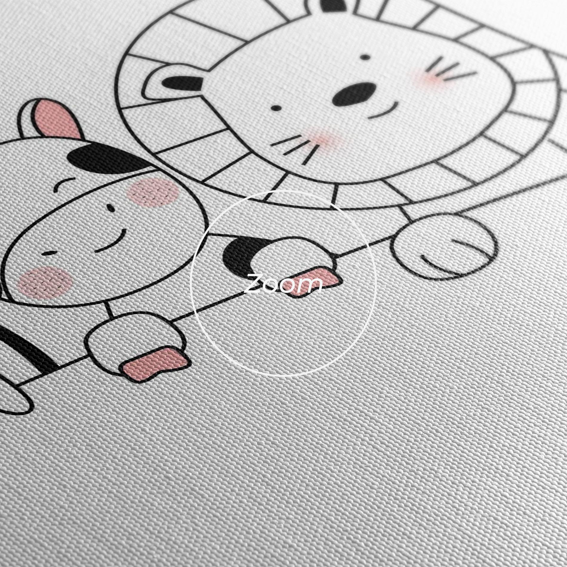 Картина на платно Hello Baby mockup 3