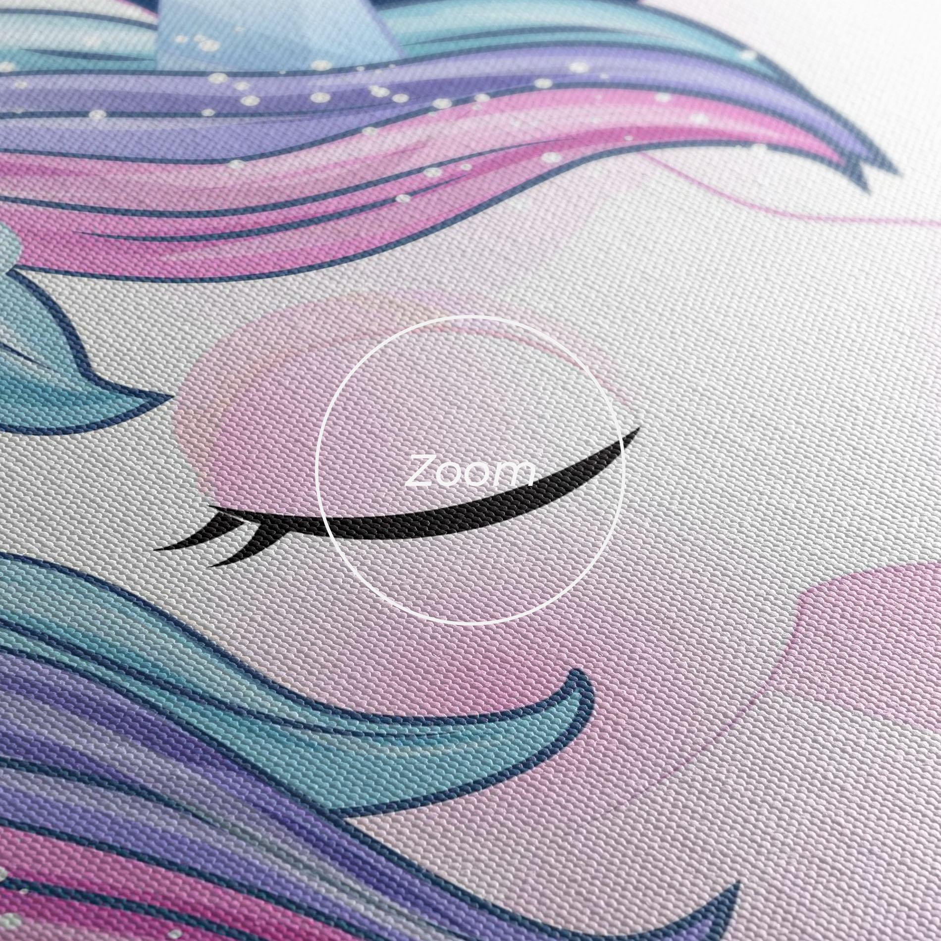 Картина на платно Moon Unicorn mockup 3