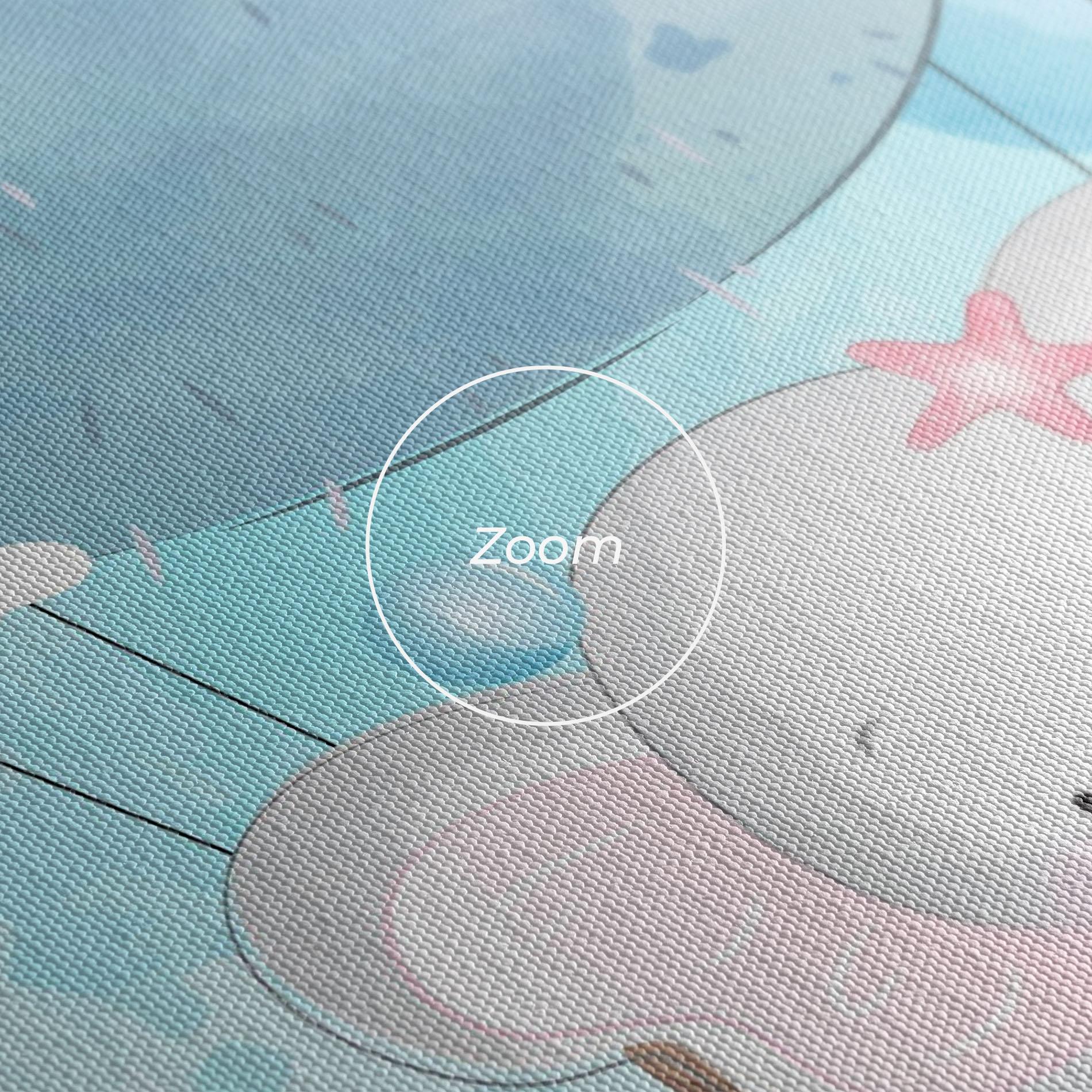 Картина на платно Swiming Elephant mockup 3