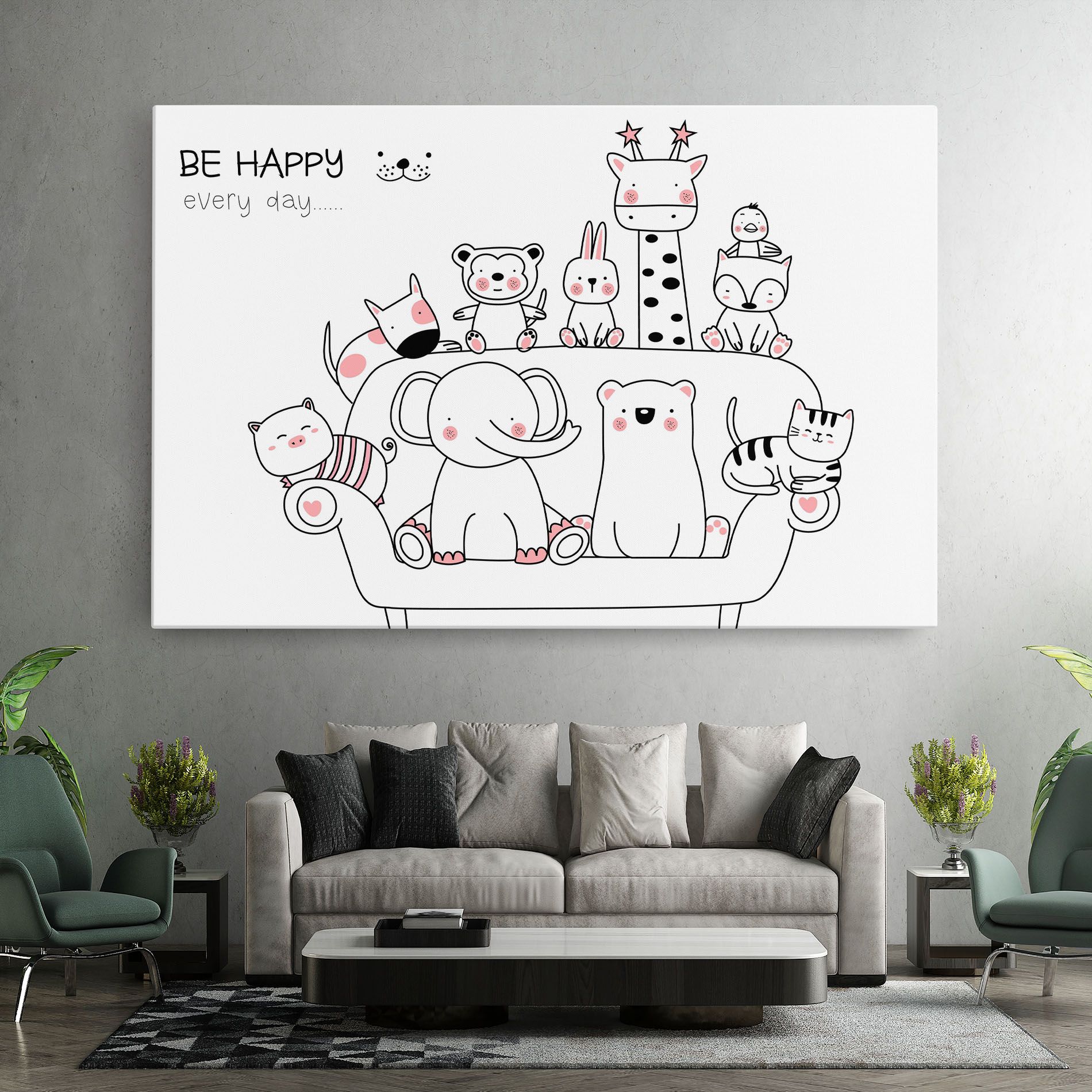 Be Happy Animals mockup 7