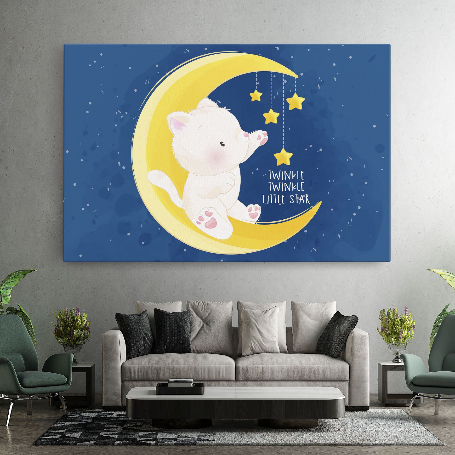 Cat Moon Star mockup 7