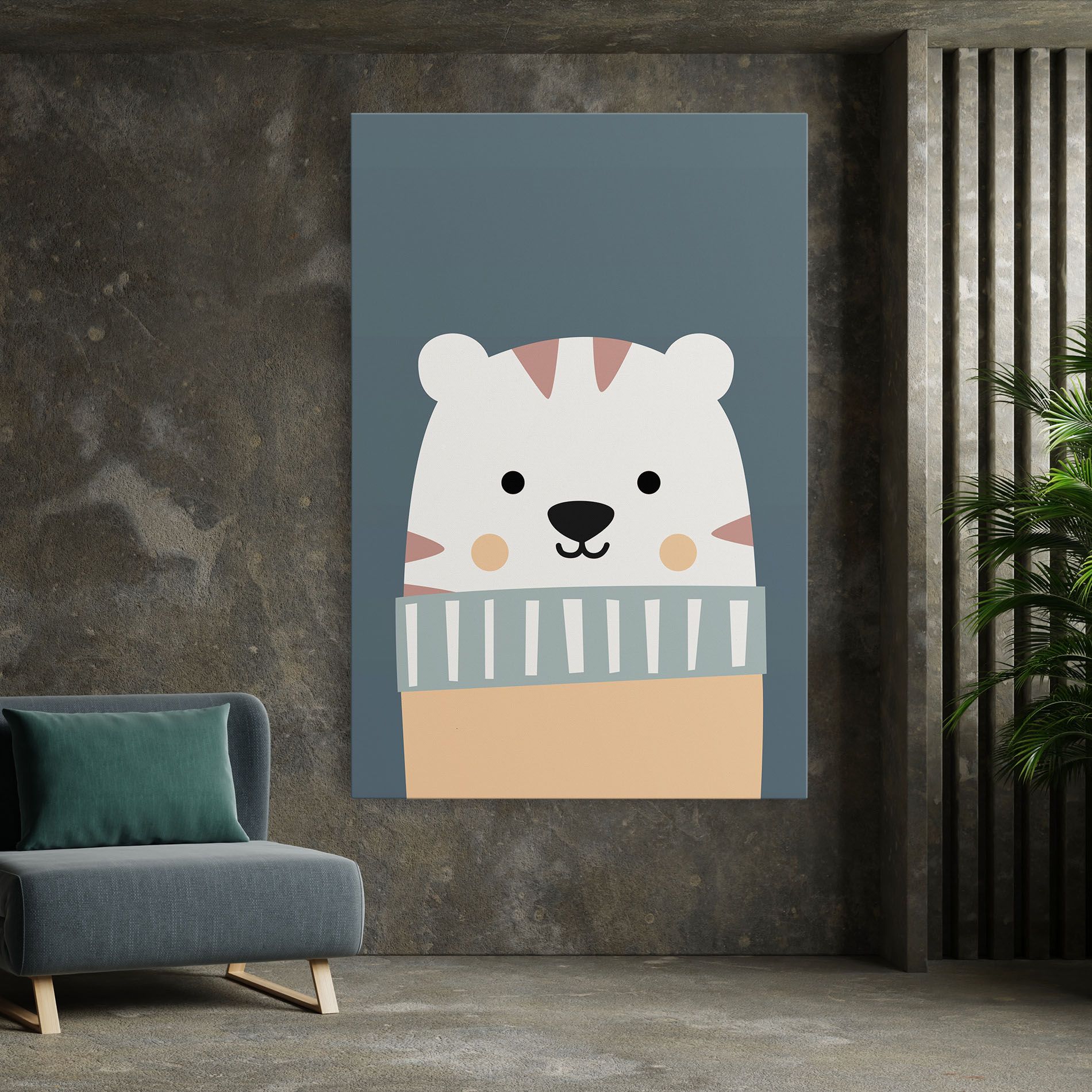 Cute White Tiger mockup 7