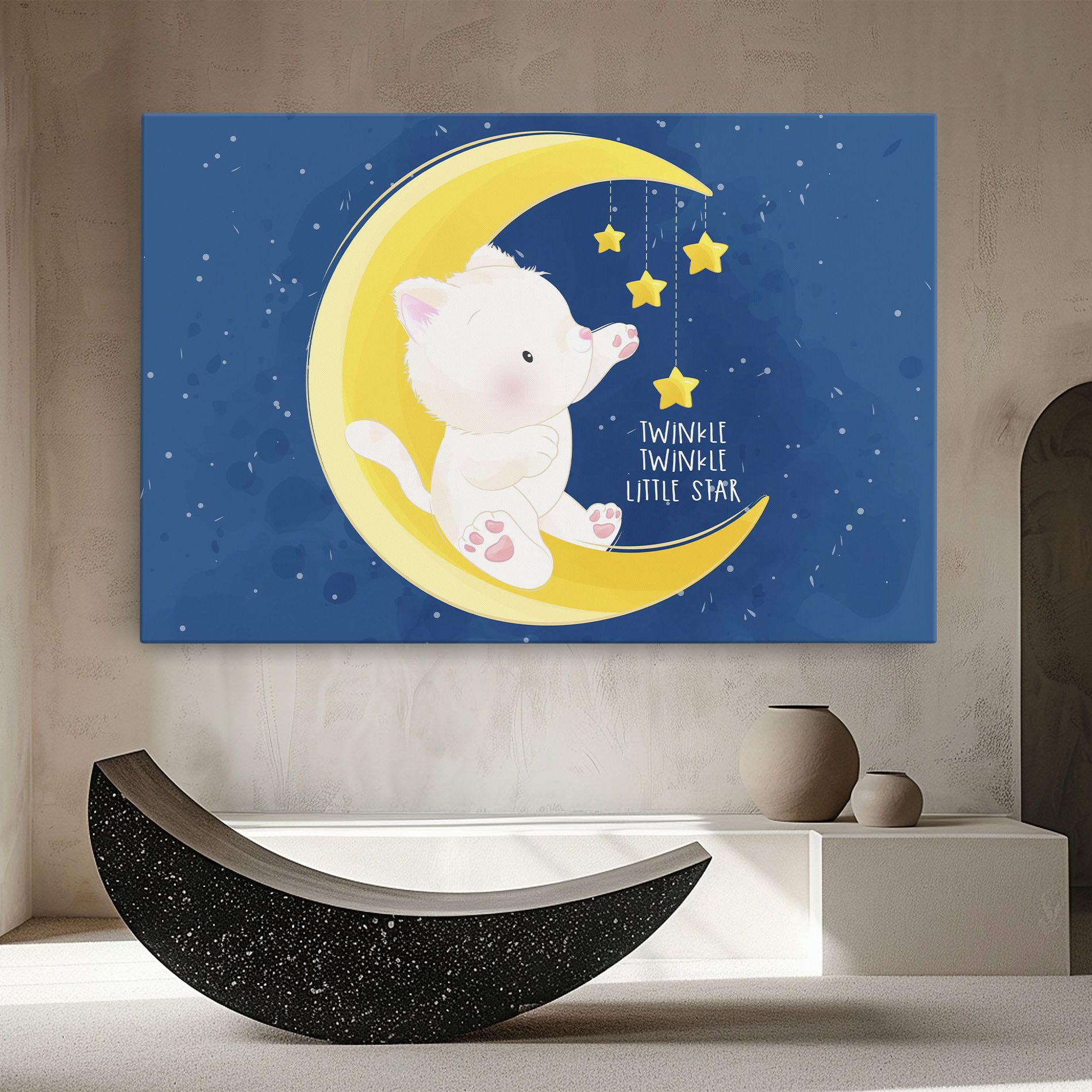 Cat Moon Star mockup 8