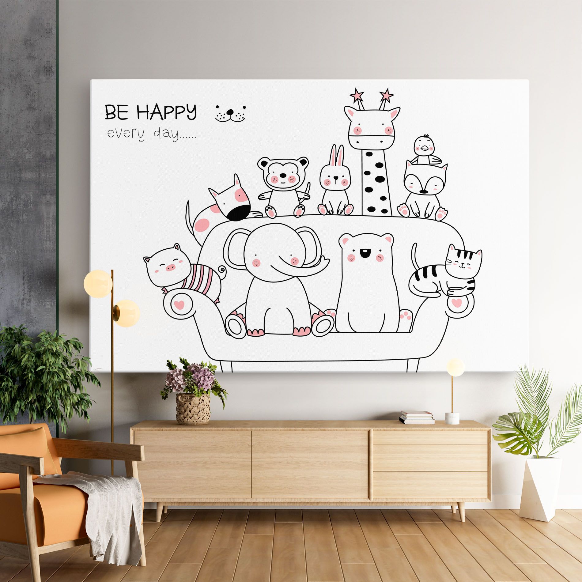 Be Happy Animals mockup 9