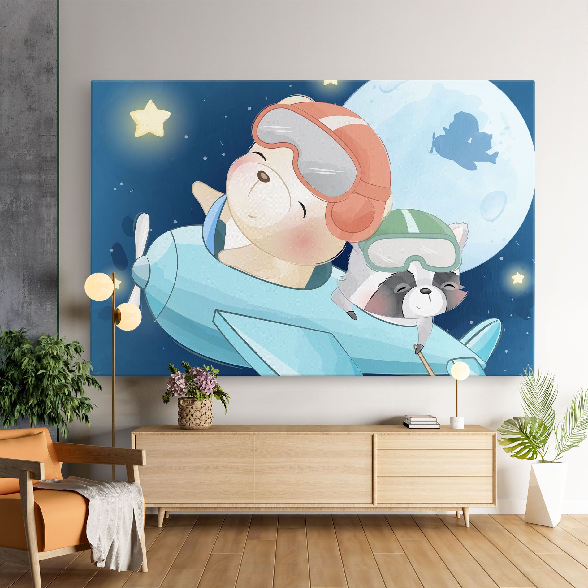 Bear Flying Star mockup 9