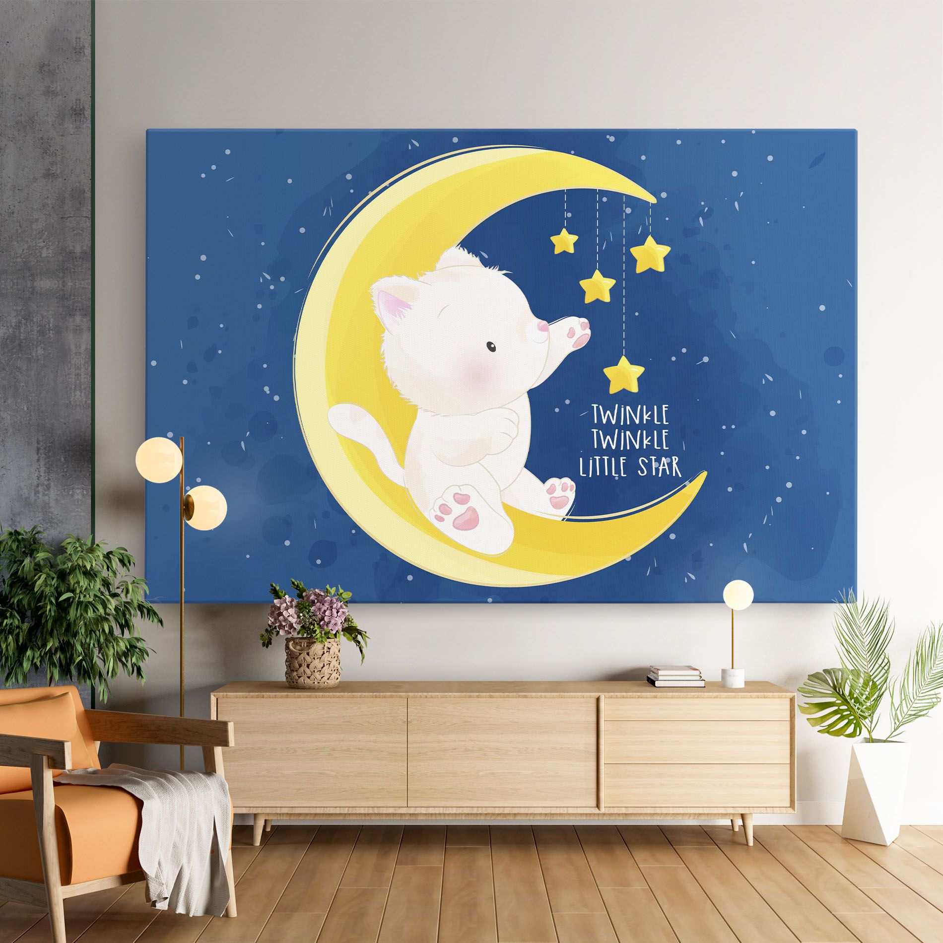 Cat Moon Star mockup 9