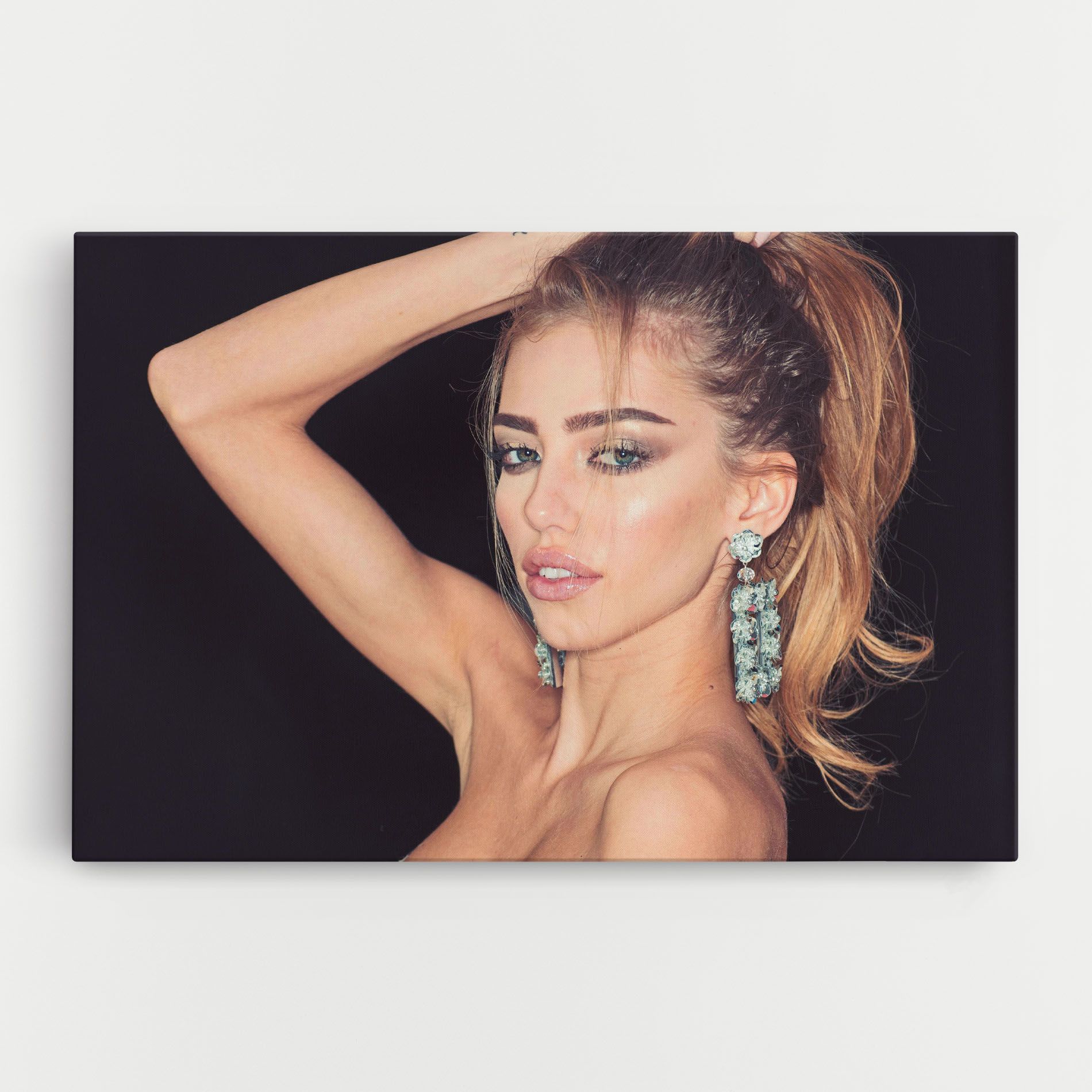 Flower Earrings mockup 0