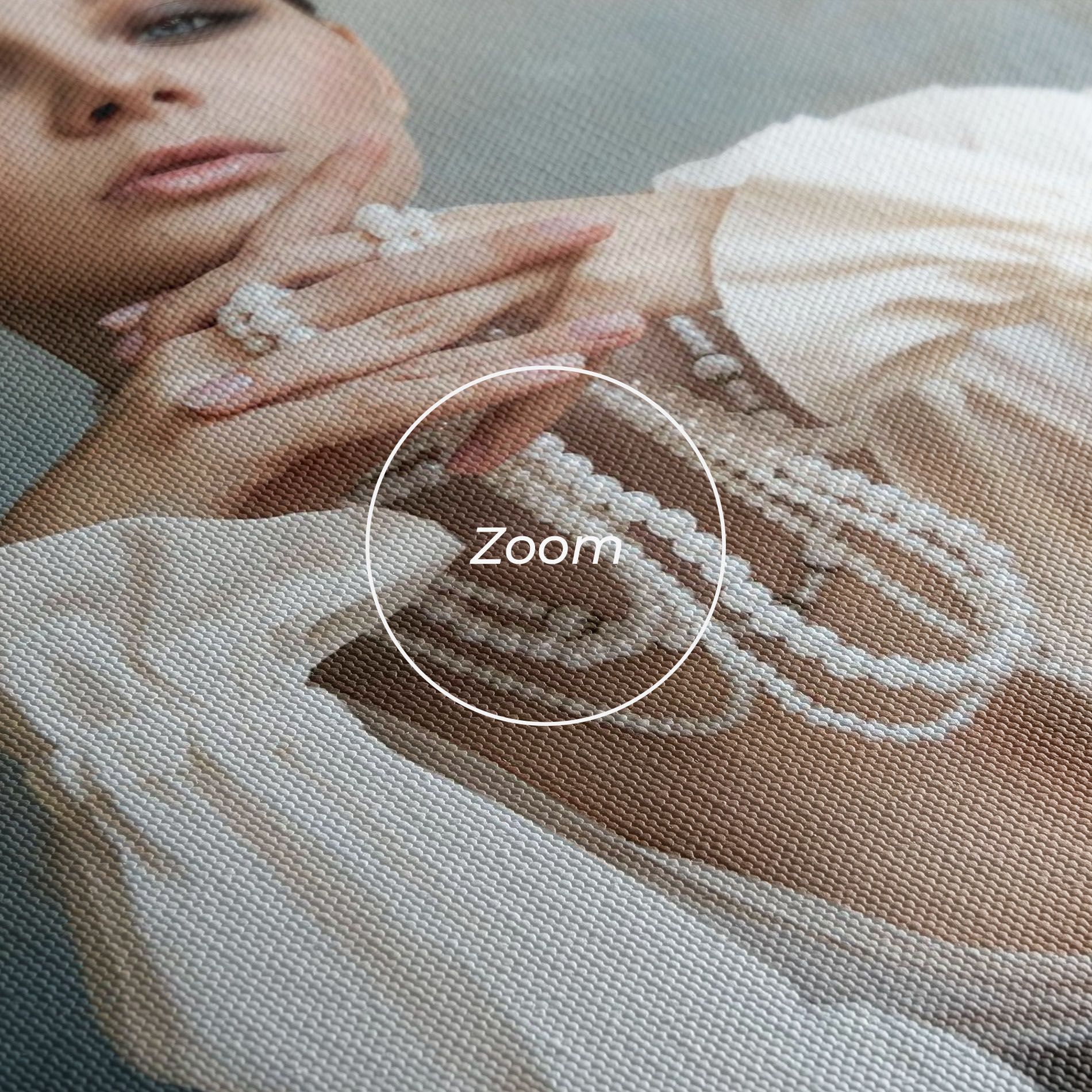 Girl White Pearls mockup 3