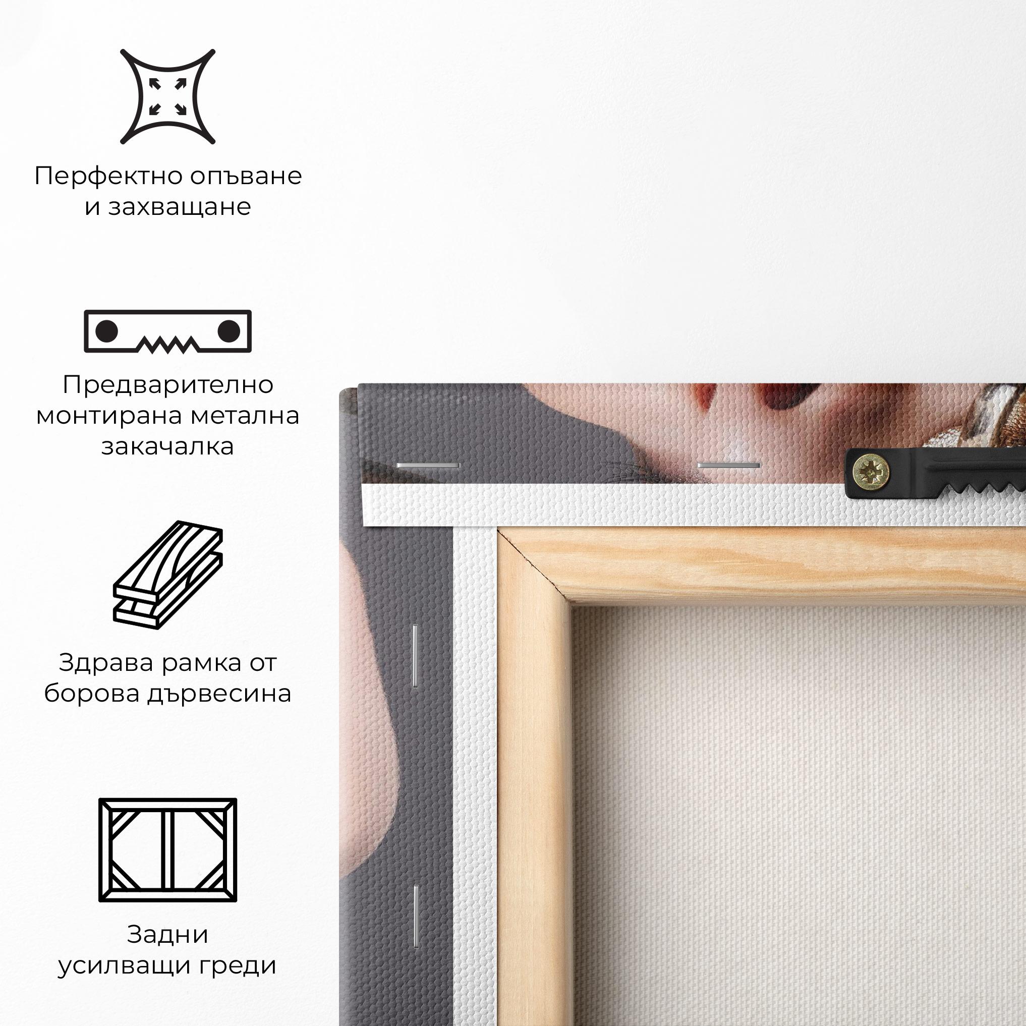 Картина на платно Big Chain Woman mockup 5