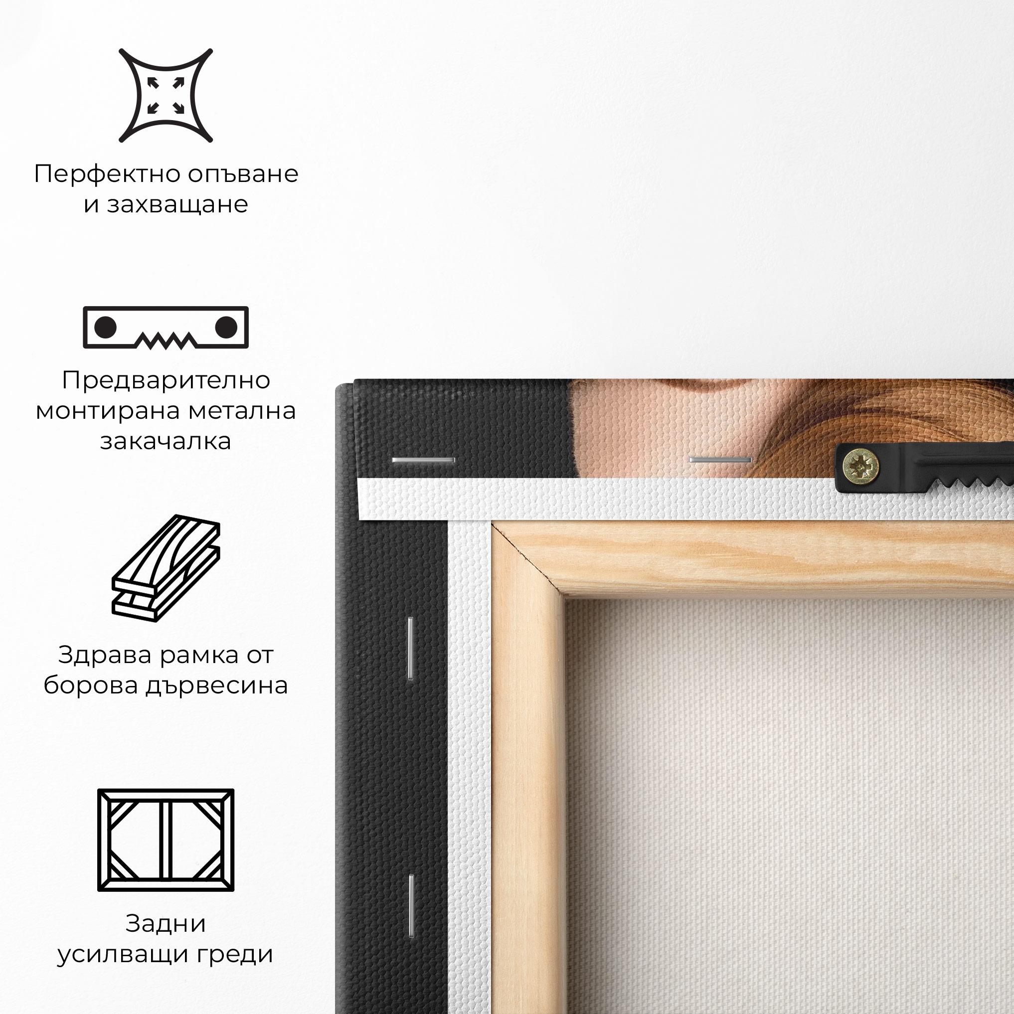 Картина на платно Elegant Earrings mockup 5