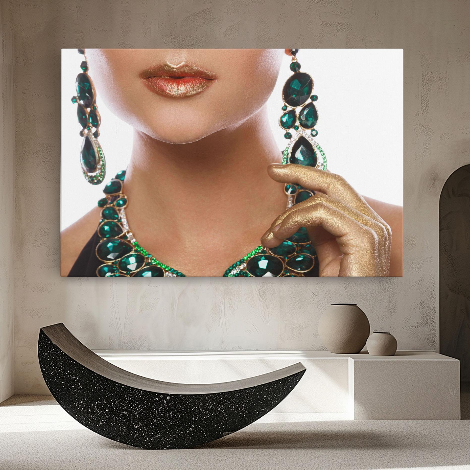 Картина на платно Green Accessory mockup 8