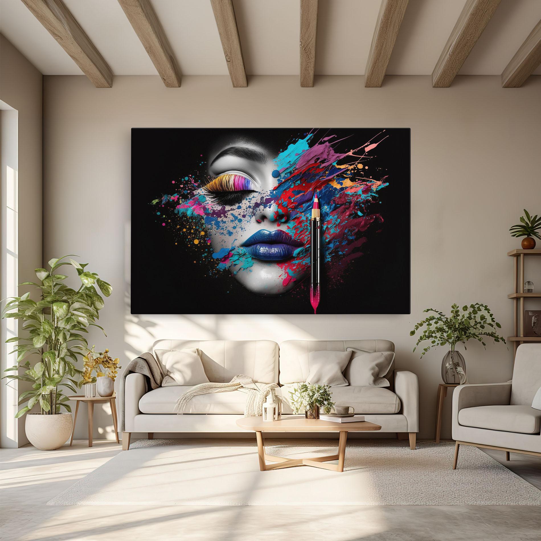 Картина на платно Cosmetology Concept mockup 6