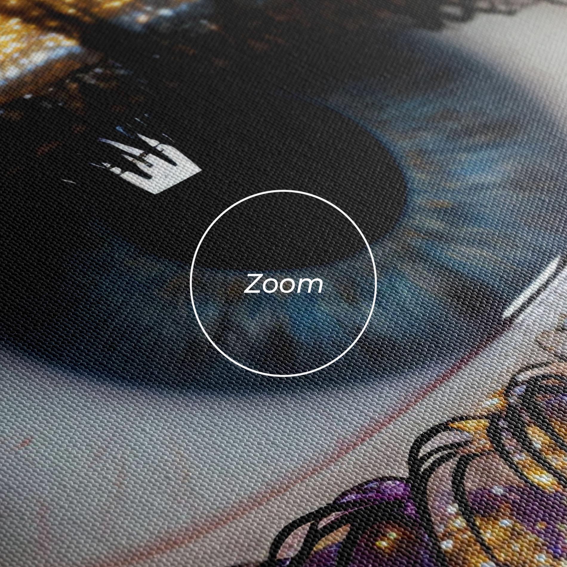 Картина на платно Blue Eye Make Up mockup 3