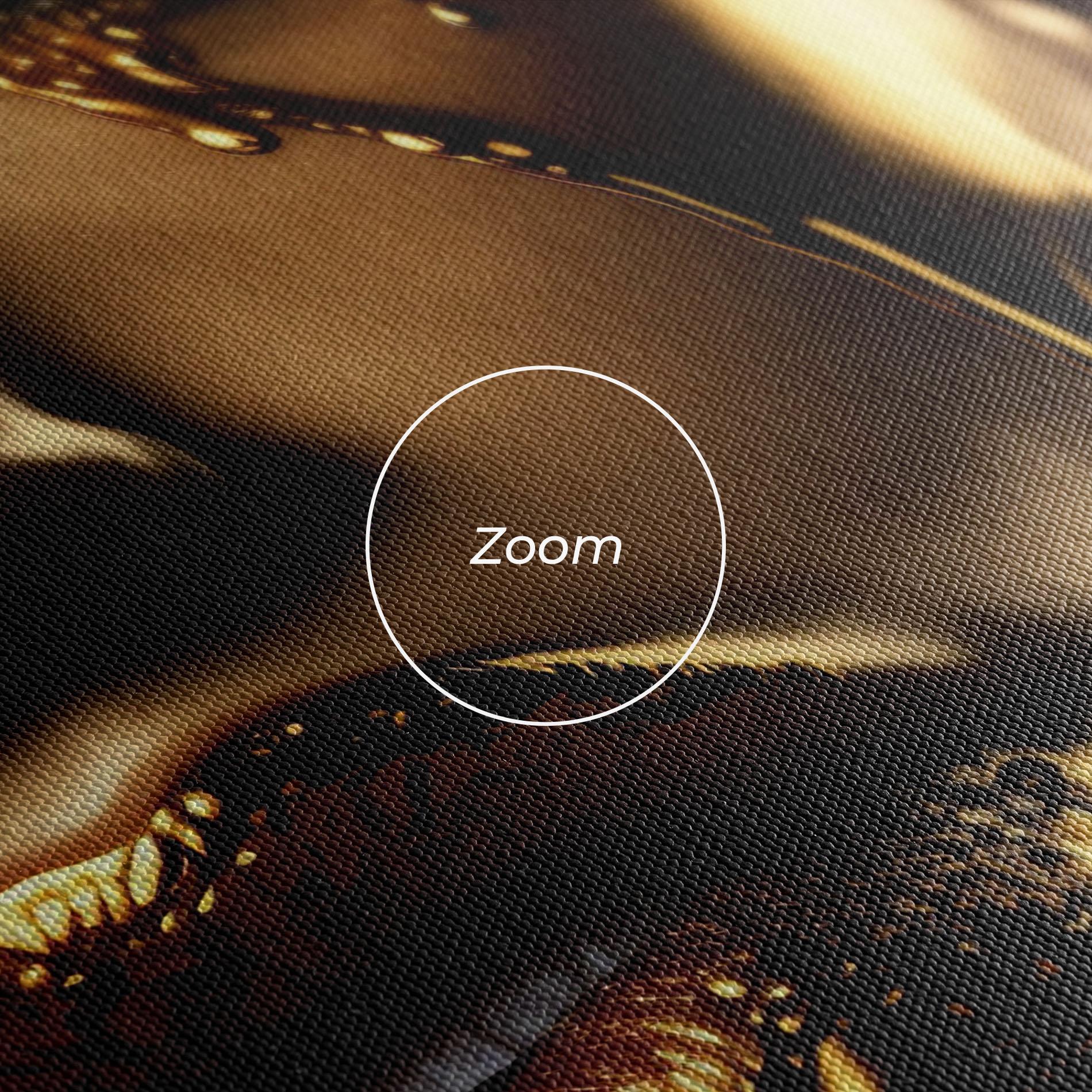 Картина на платно Gold Dripping Makeup mockup 3