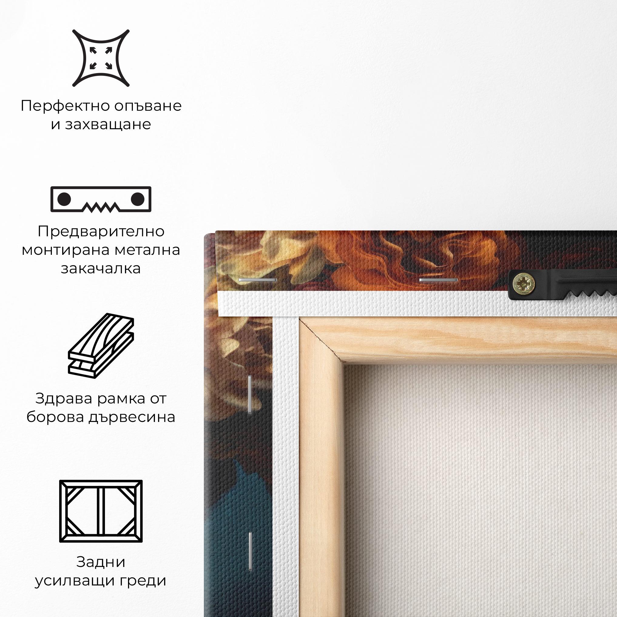 Картина на платно Skull Makeup mockup 5