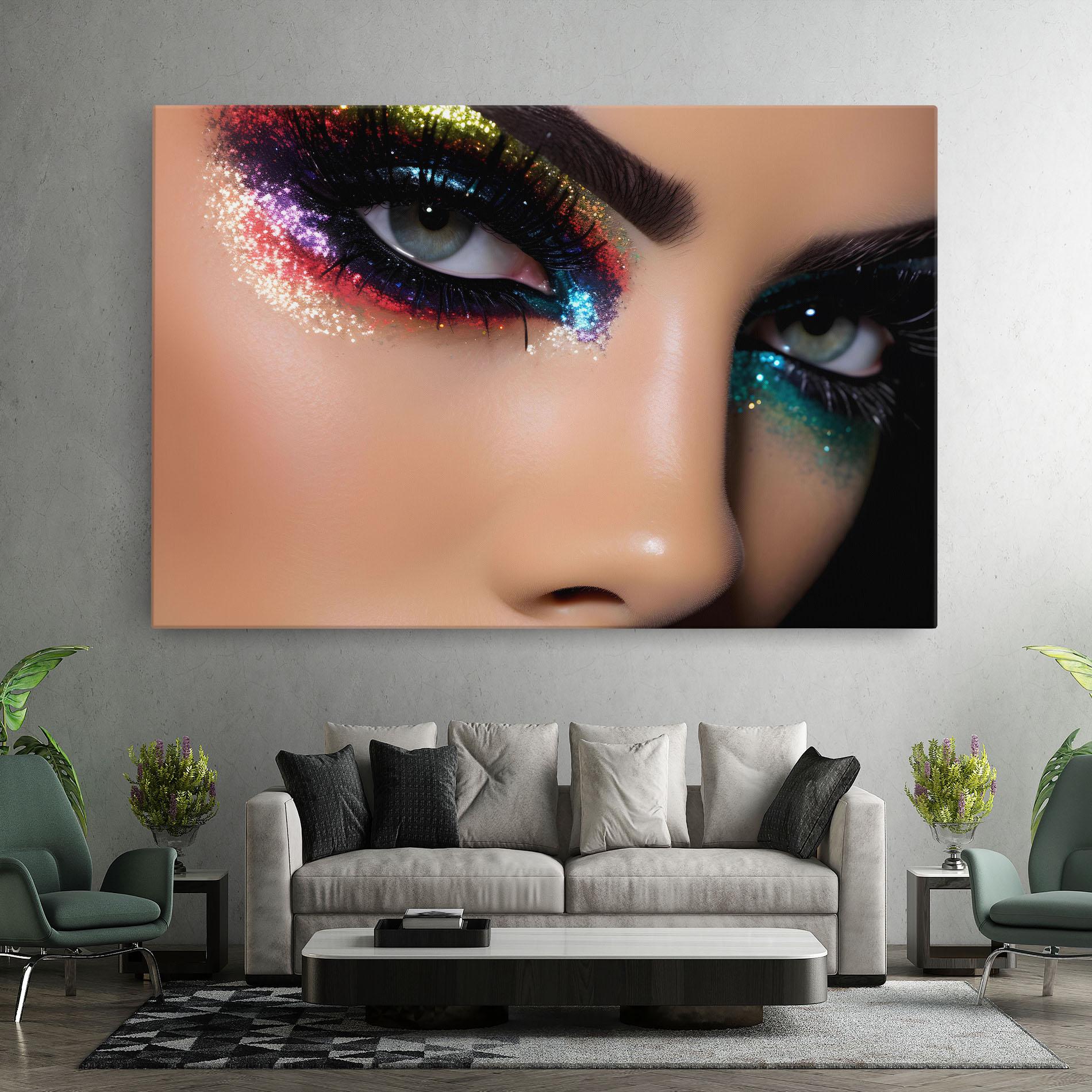 Картина на платно Feminine Makeup Model mockup 7