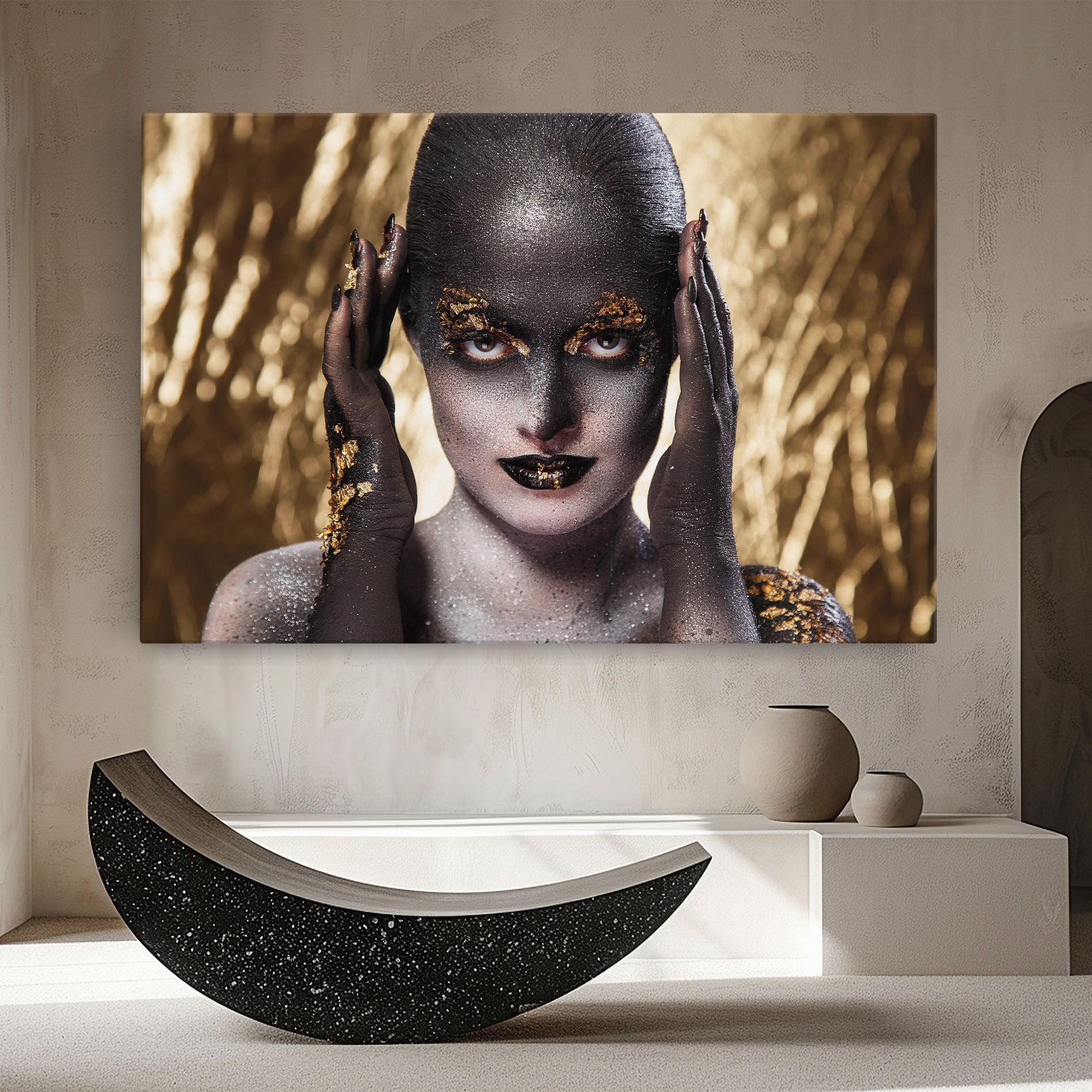 Glitter Artistic Makeup mockup 8