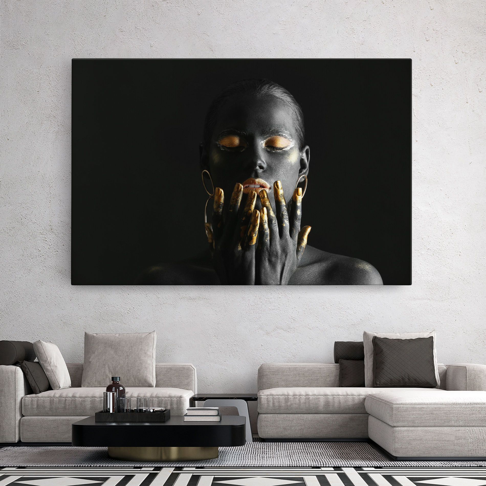 Black Golden Makeup mockup 2