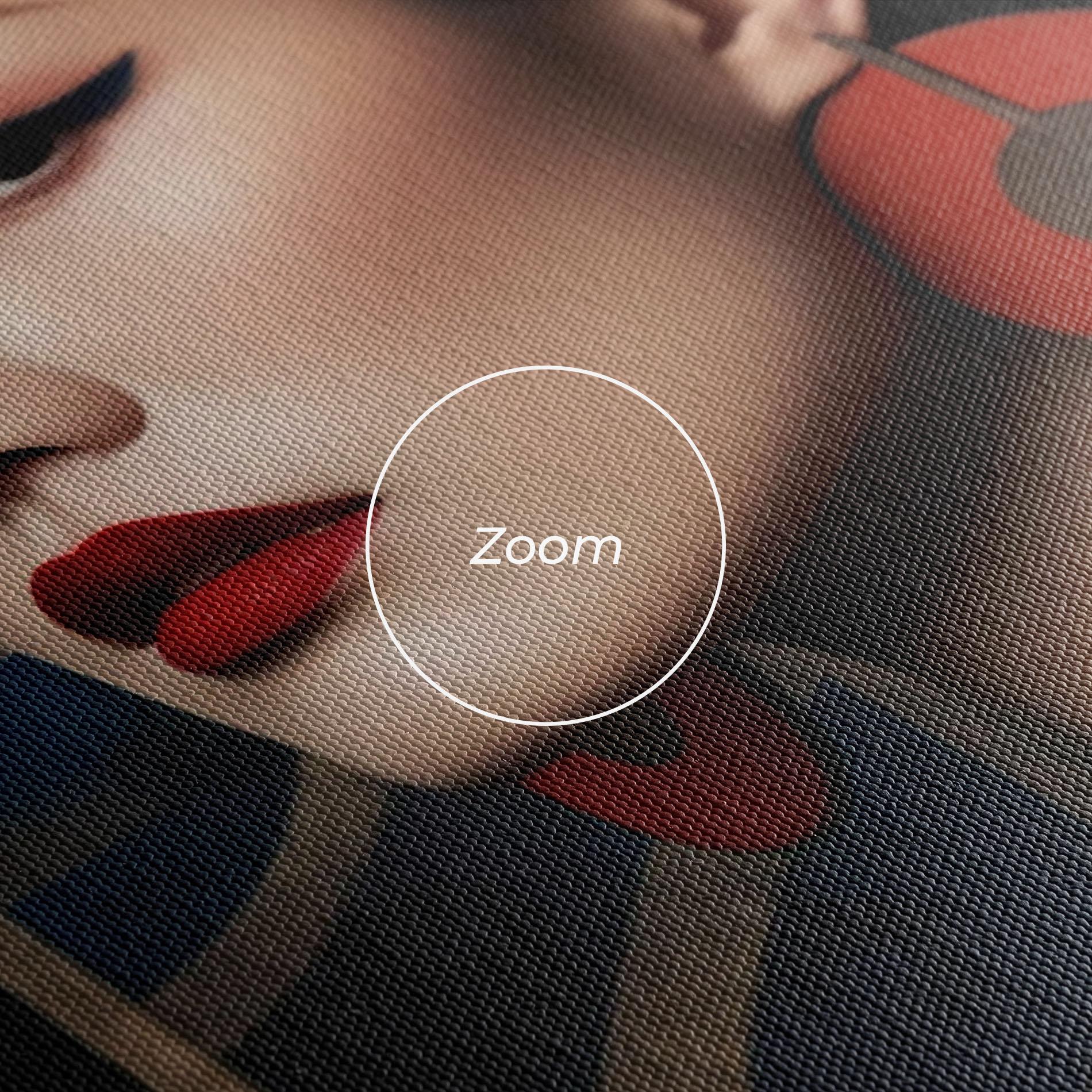 Картина на платно Asian Big Earrings mockup 3