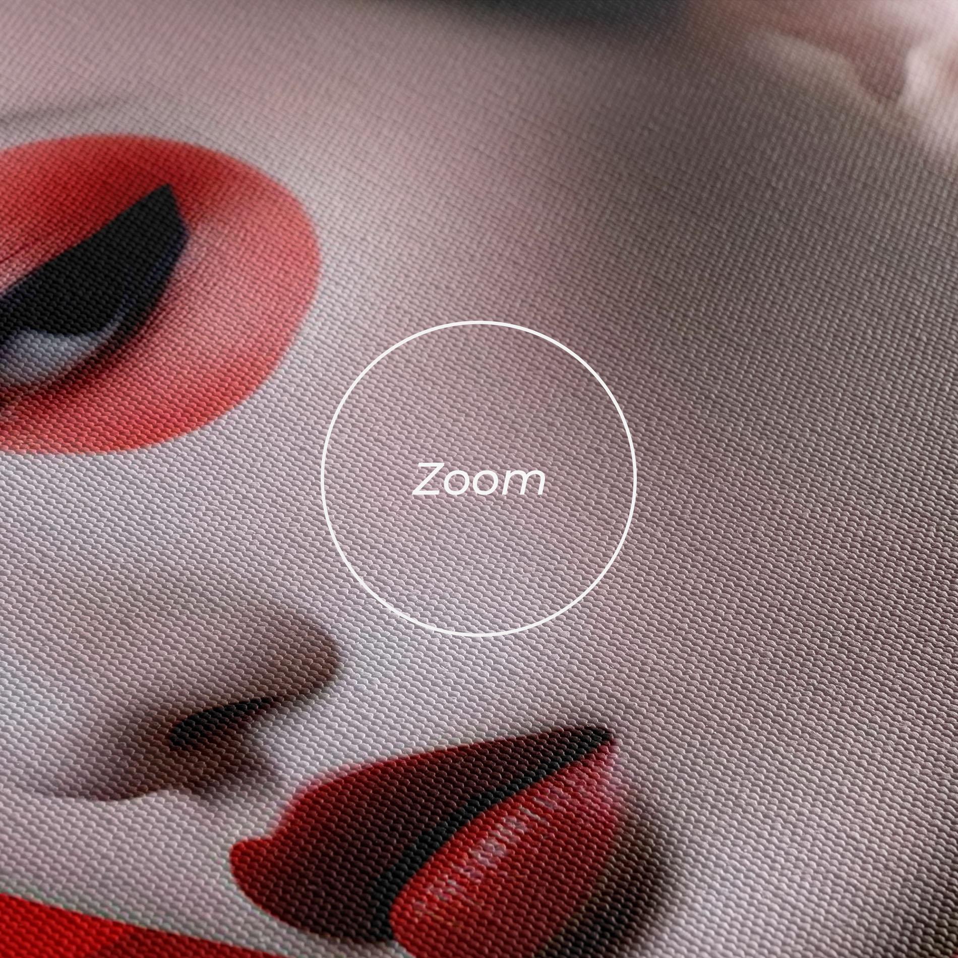 Картина на платно Asiatic Red Makeup mockup 3