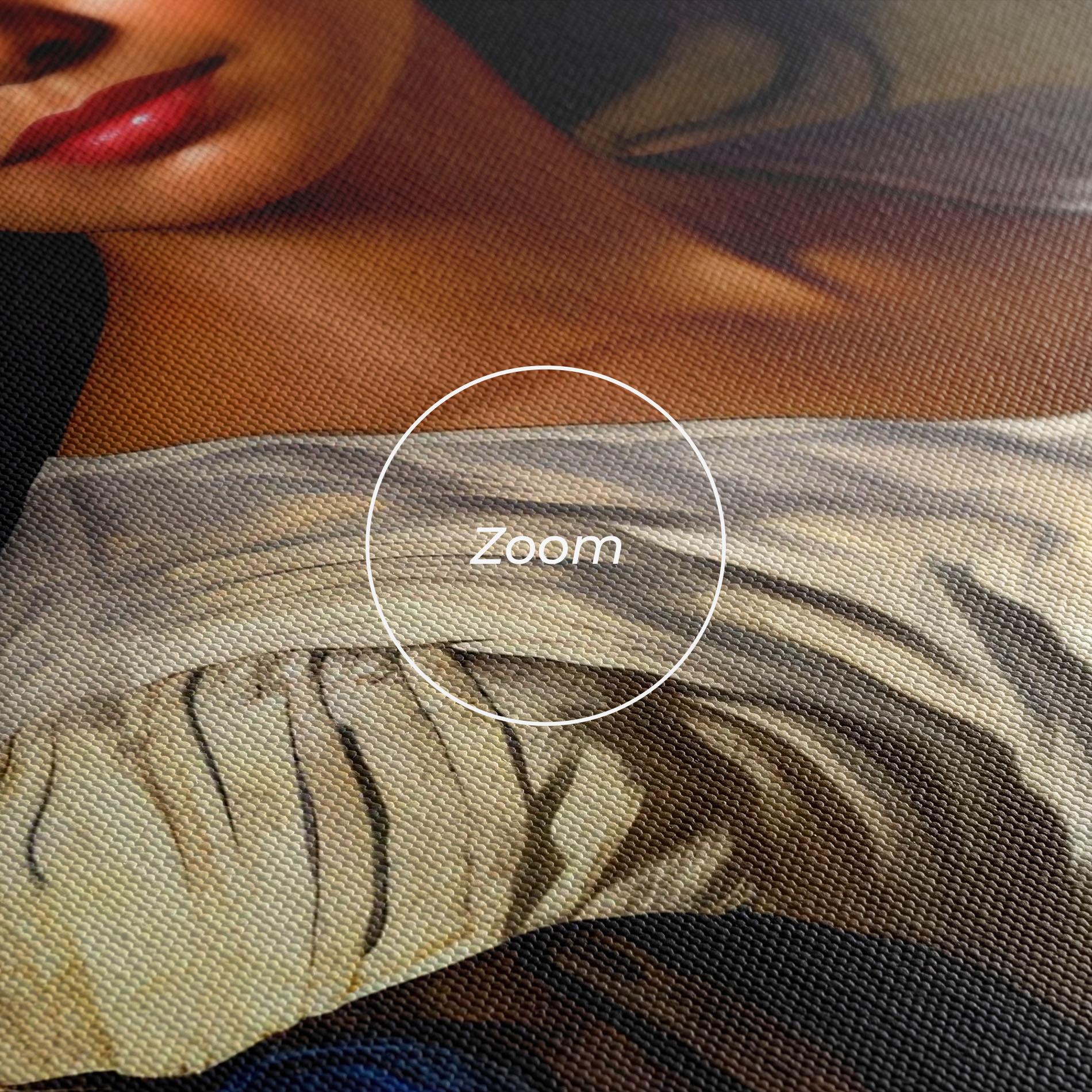 Картина на платно Beautiful Brunette Art mockup 3