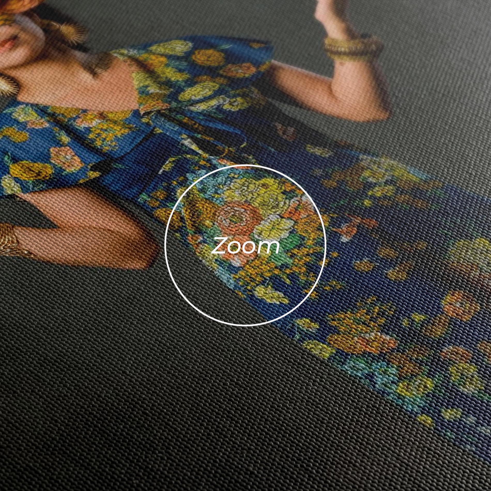 Картина на платно Sugar Skull Makeup mockup 3