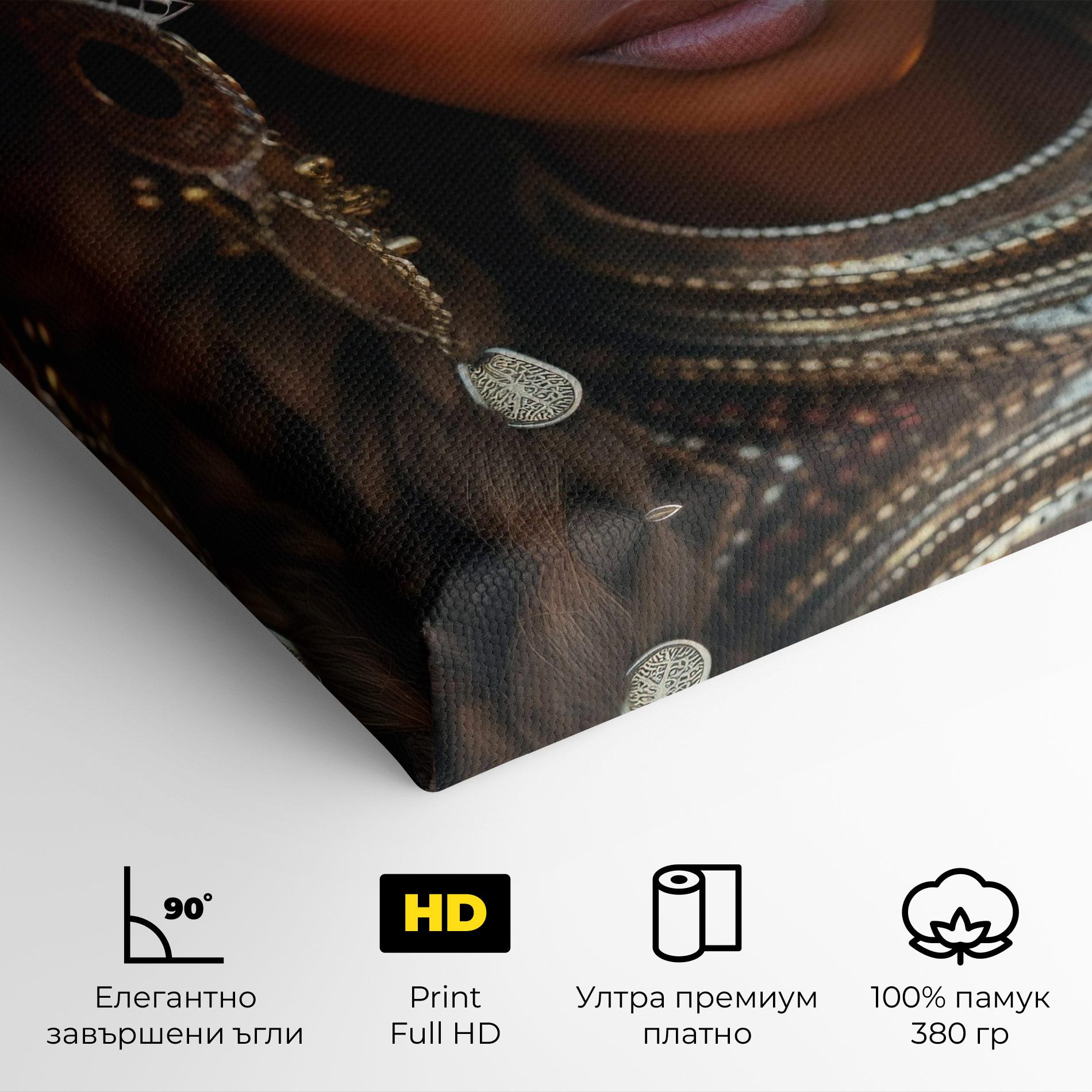 Картина на платно Unique Smokey Eyes mockup 4