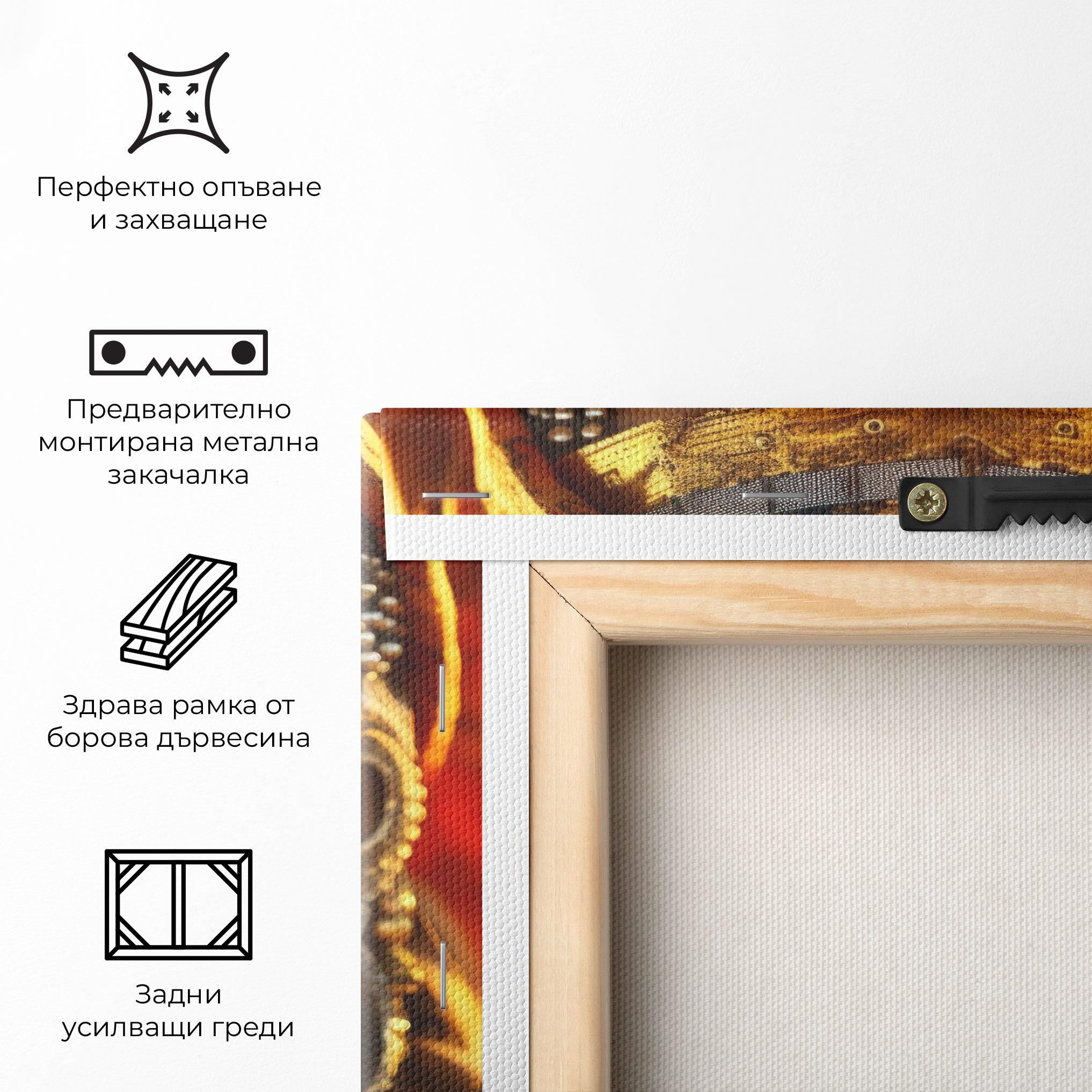 Картина на платно Unique Smokey Eyes mockup 5