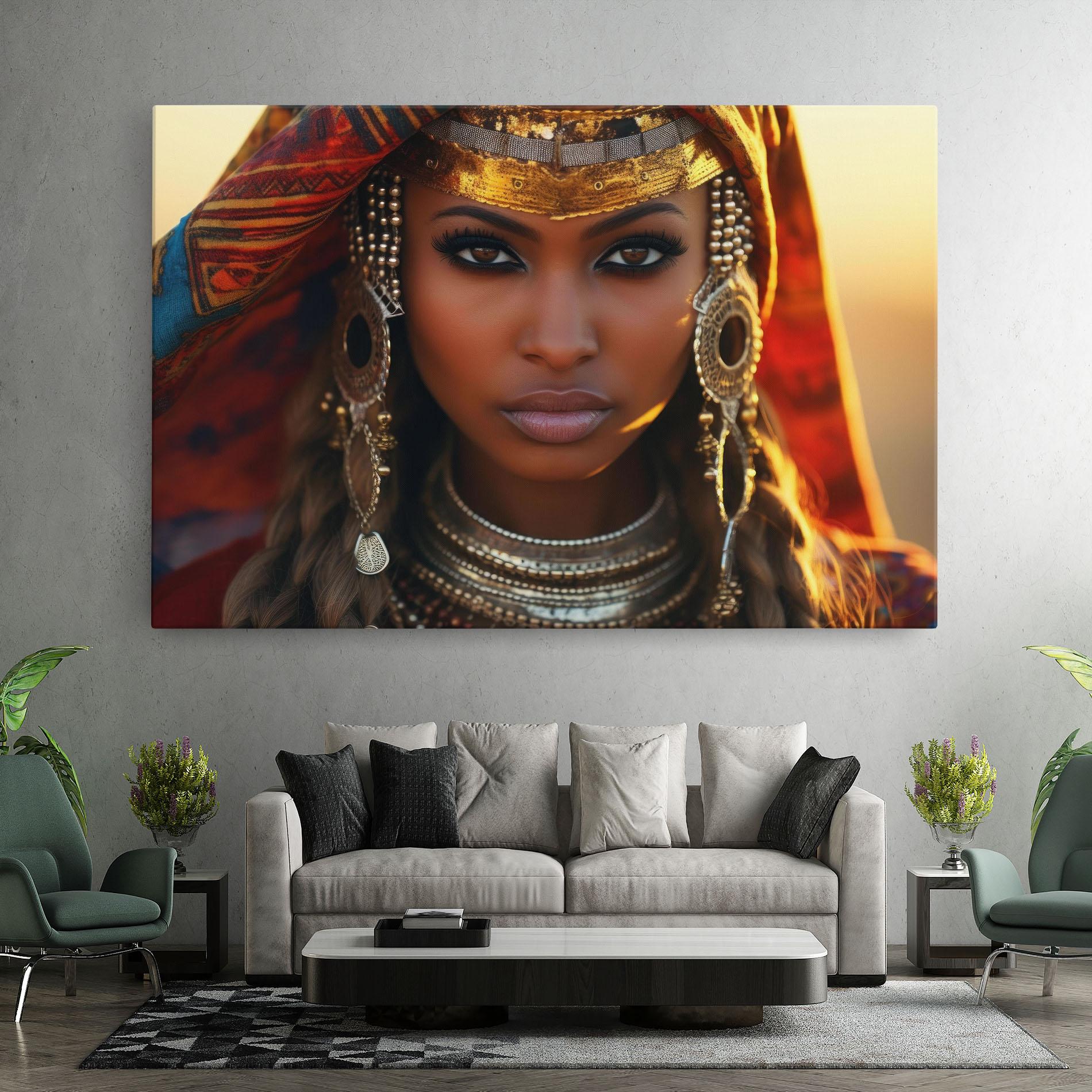 Картина на платно Unique Smokey Eyes mockup 7