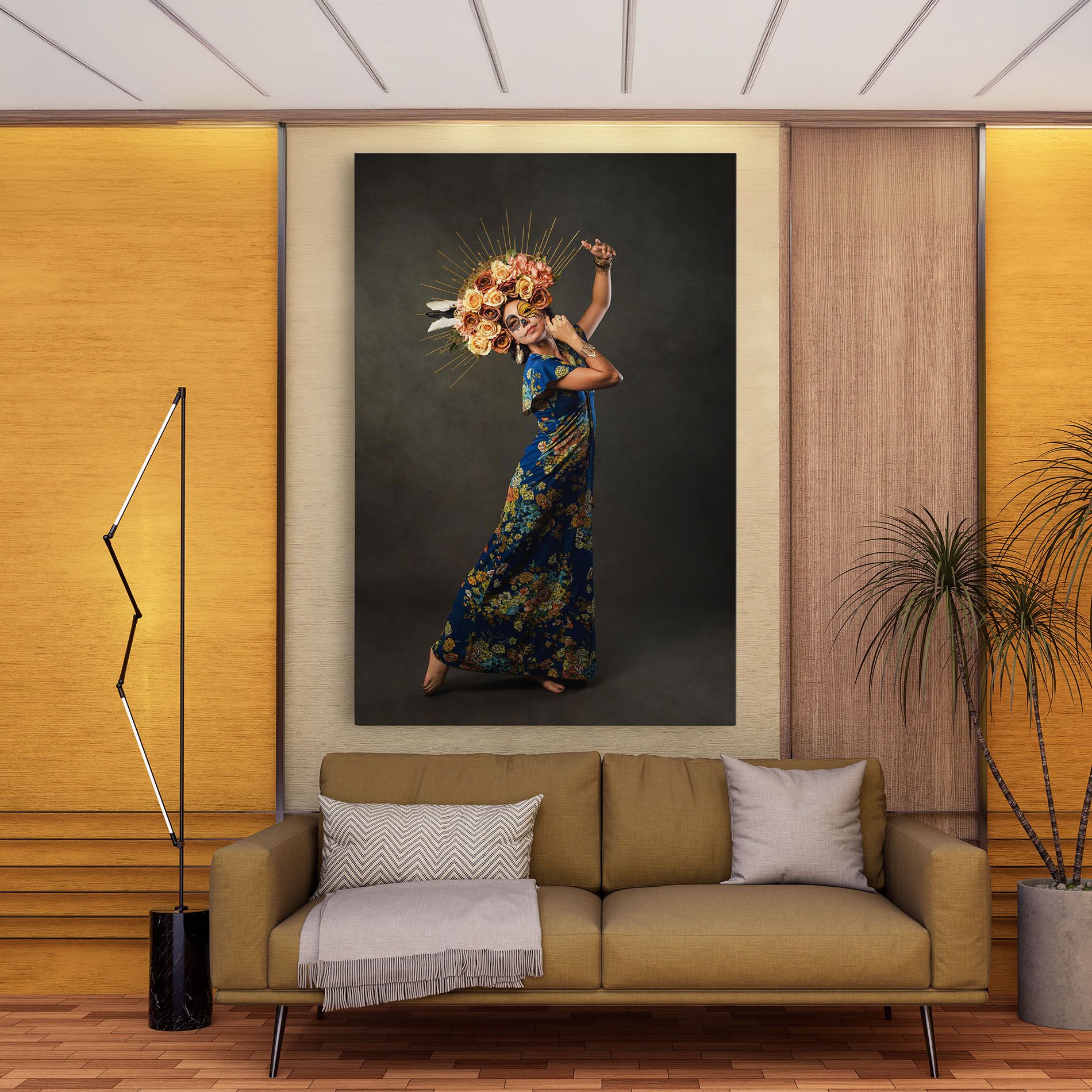 Sugar Skull Face mockup 9