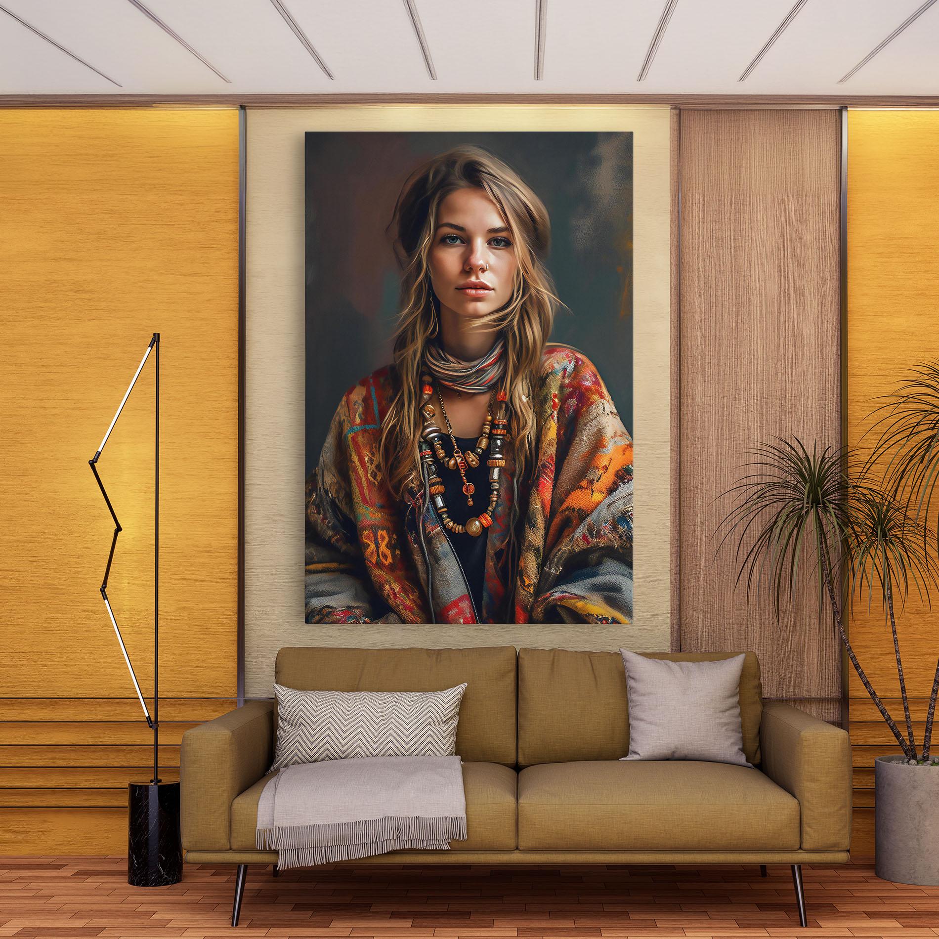 Картина на платно Woolen Sweater mockup 9