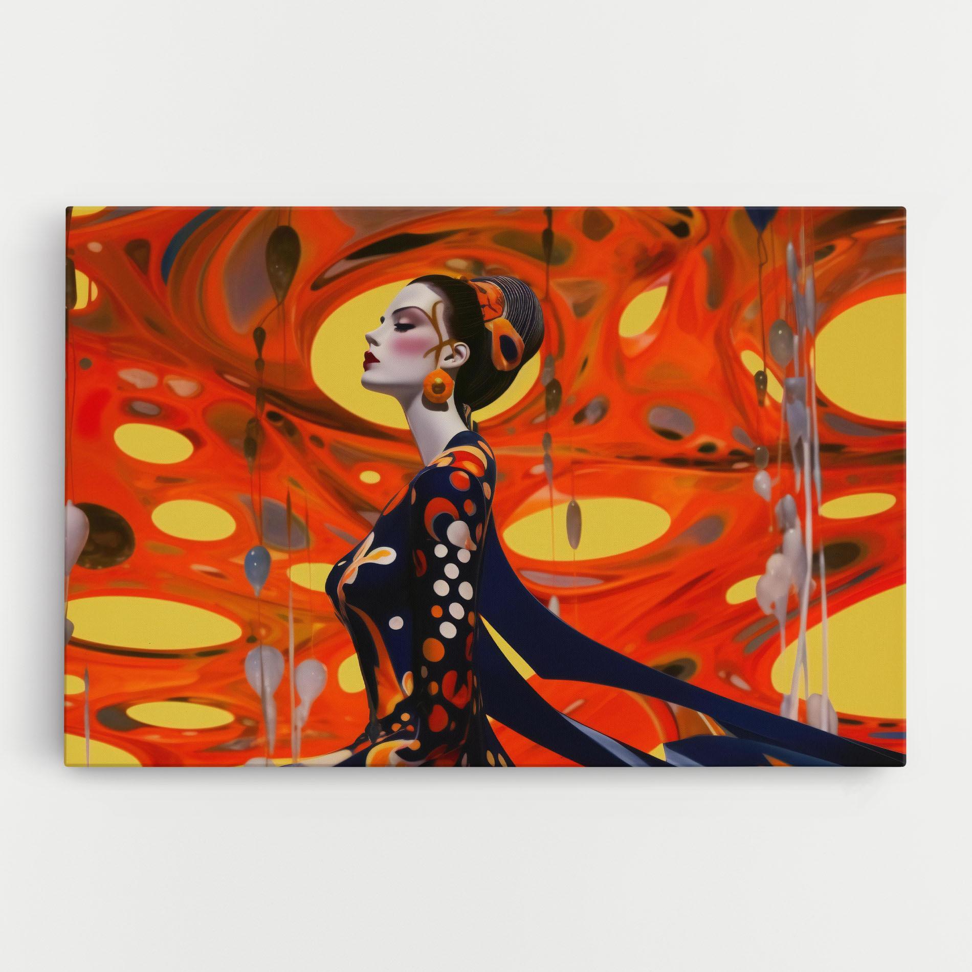 Картина на платно Big Orange Accesories mockup 0