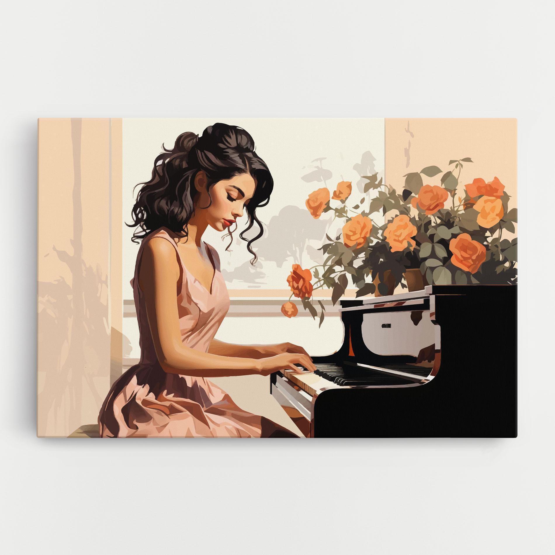 Картина на платно Singer Painting mockup 0