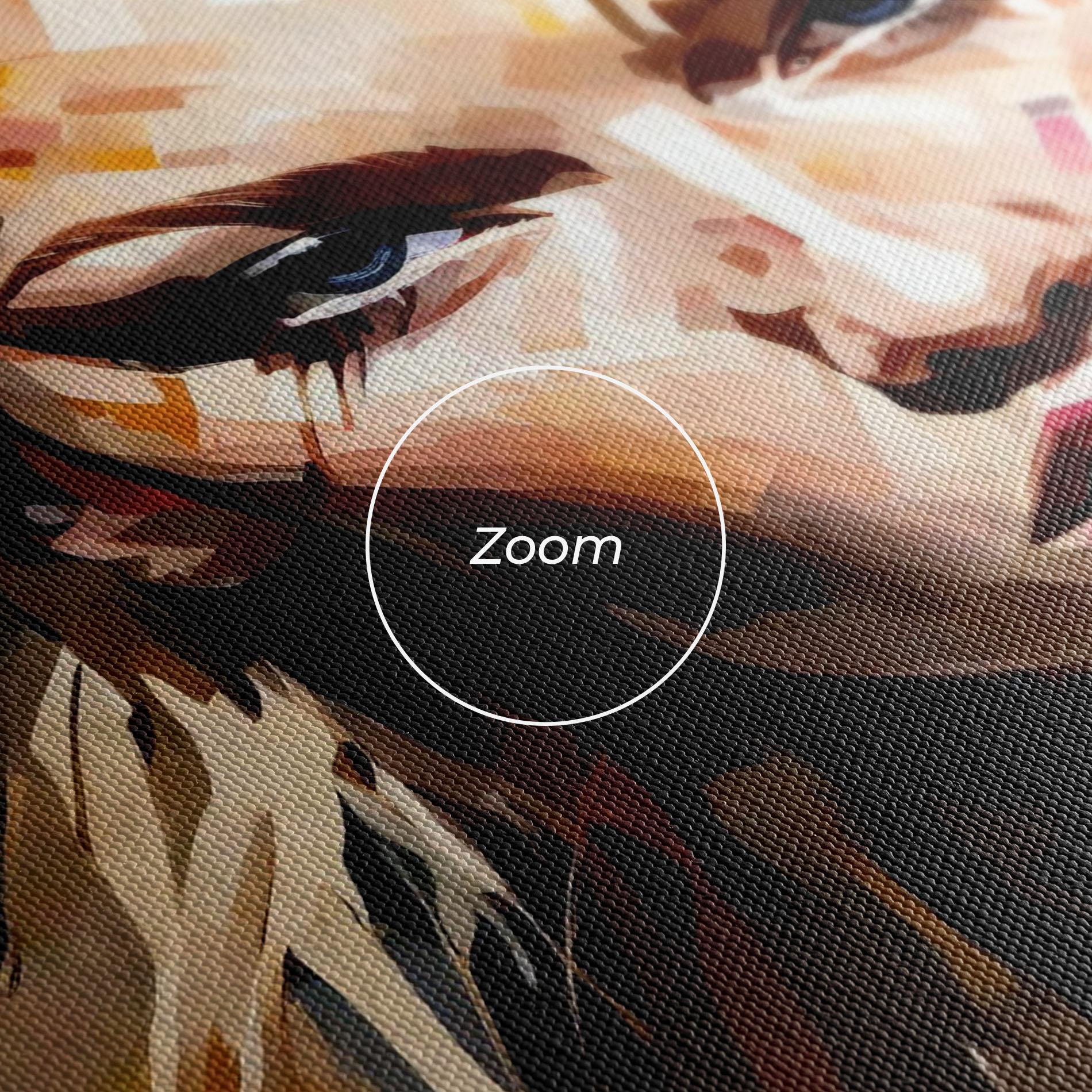 Картина на платно Blond Hair Splash mockup 3