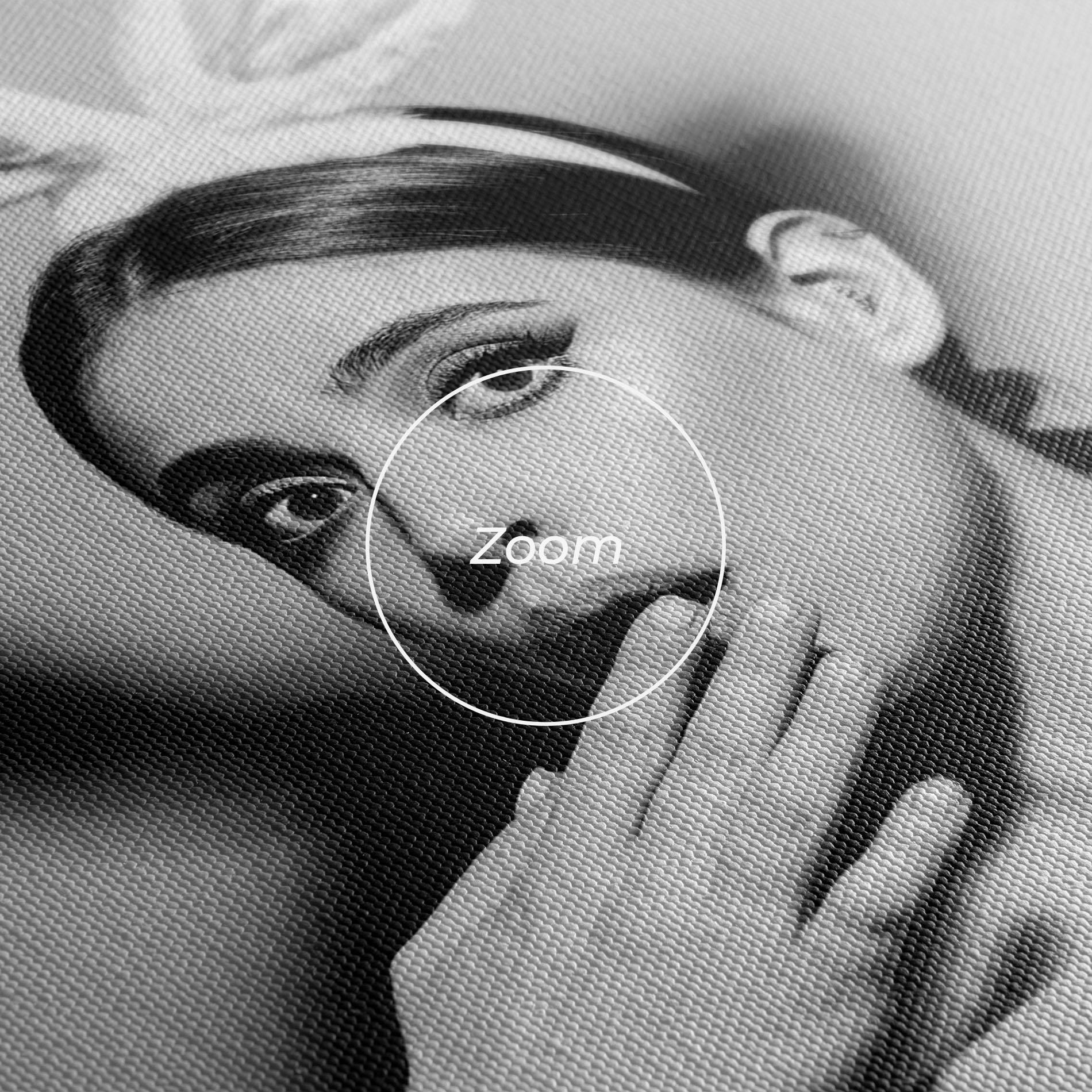 Картина на платно Bunny Ears Peeking mockup 3