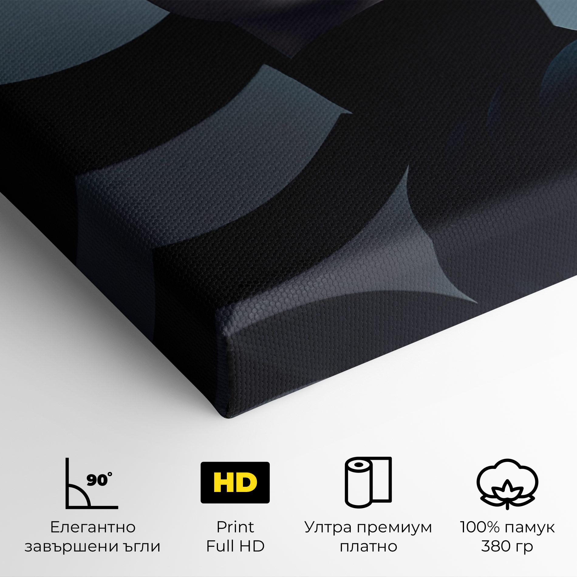 Картина на платно Asiatic Black Outfit mockup 4