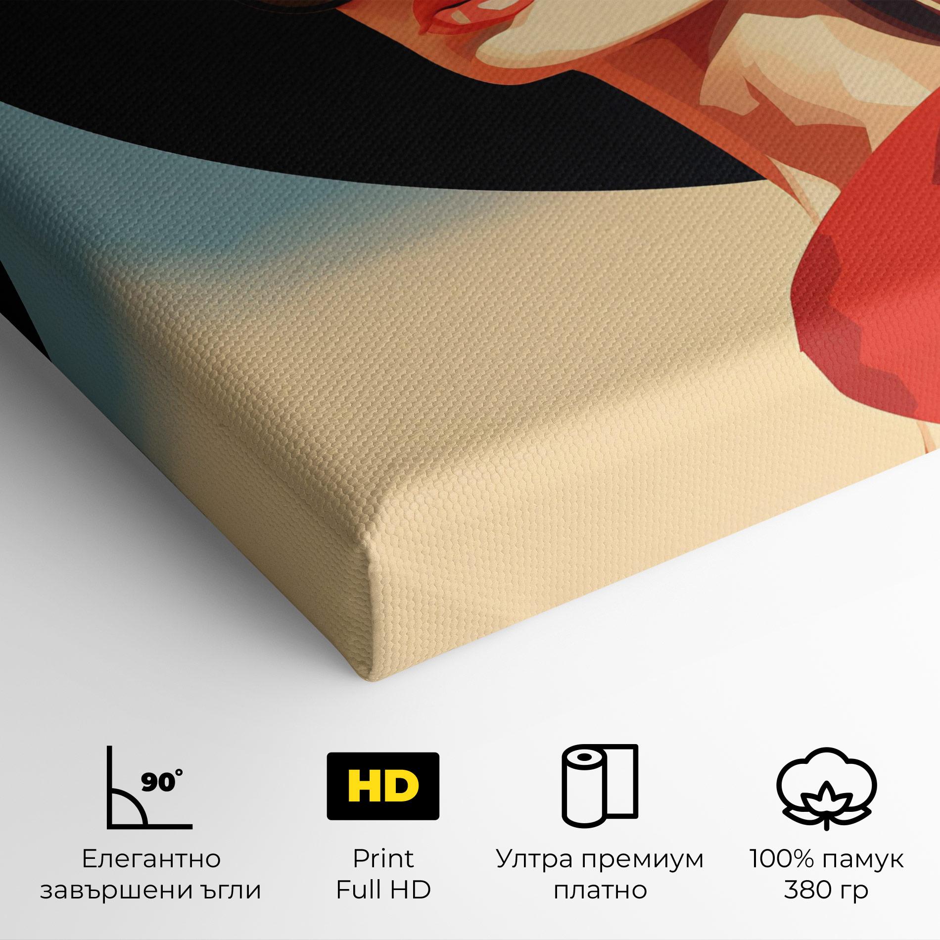 Картина на платно Caucasian Glamor Model mockup 4