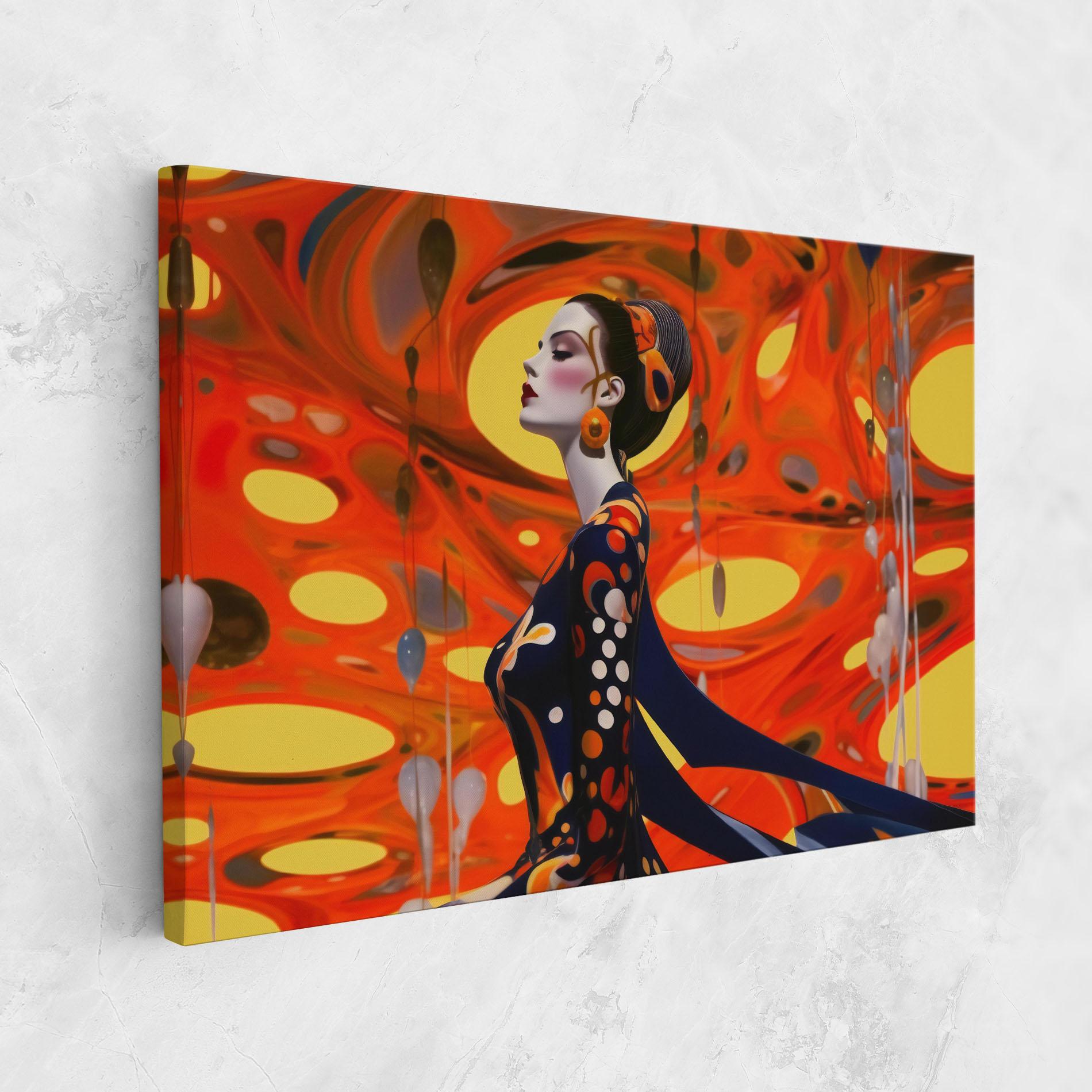 Картина на платно Big Orange Accesories mockup 1