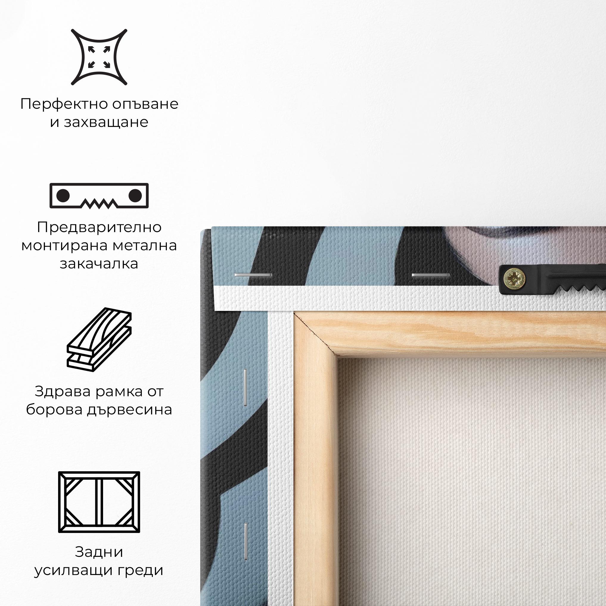 Картина на платно Asiatic Black Outfit mockup 5