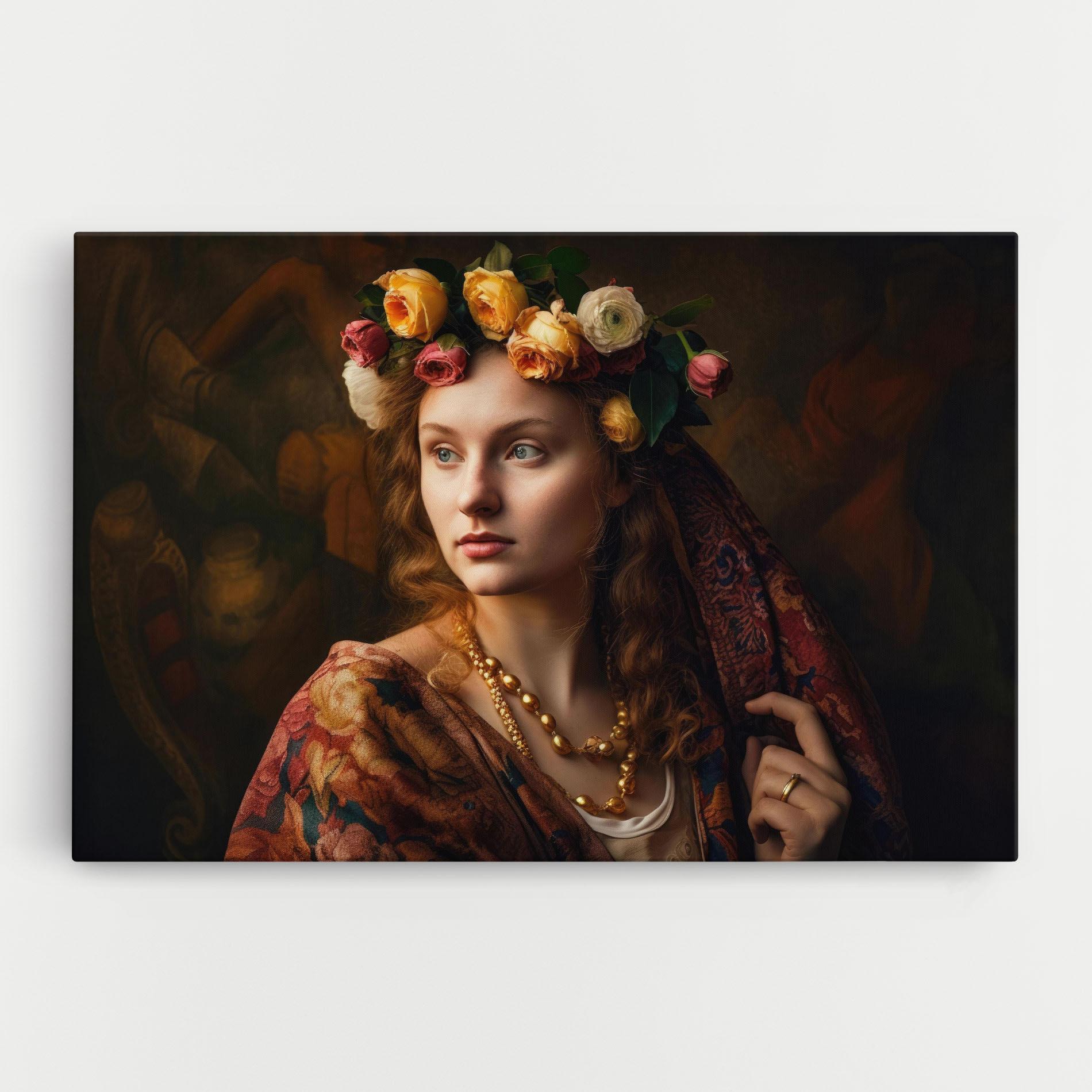 Картина на платно Renaissance Woman mockup 0