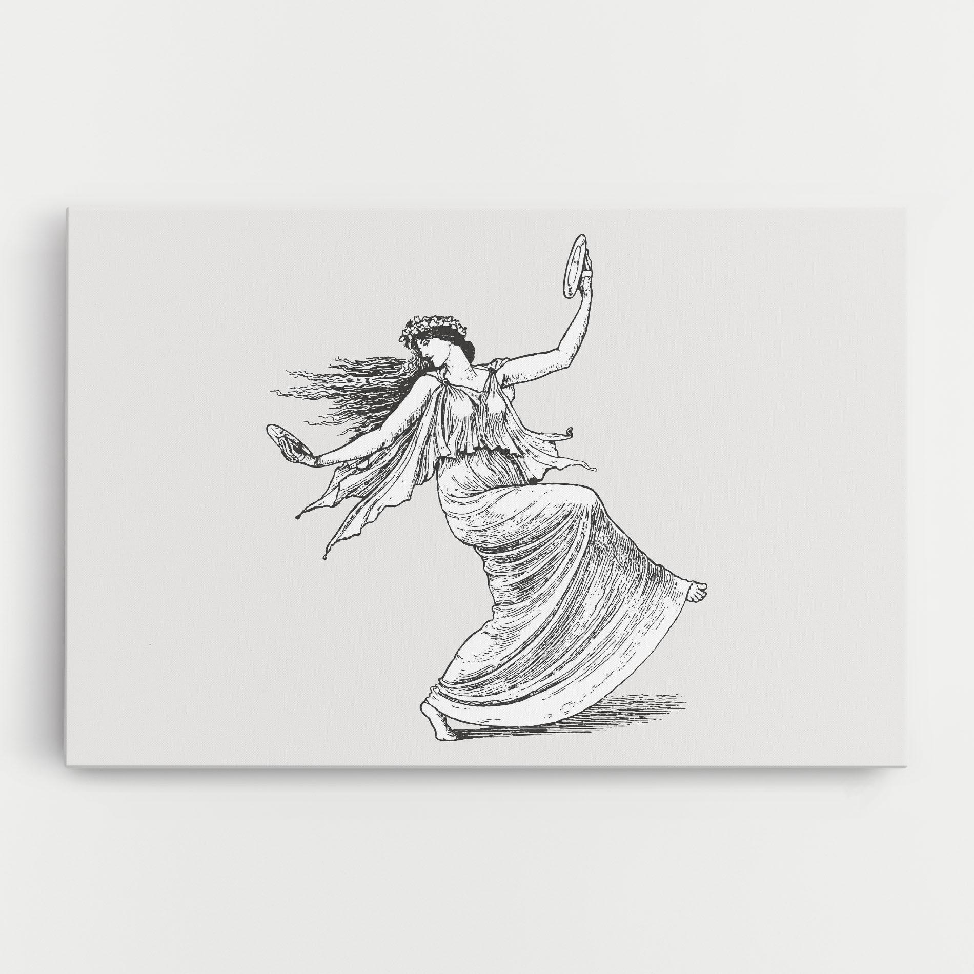 Картина на платно Vintage Dance mockup 0