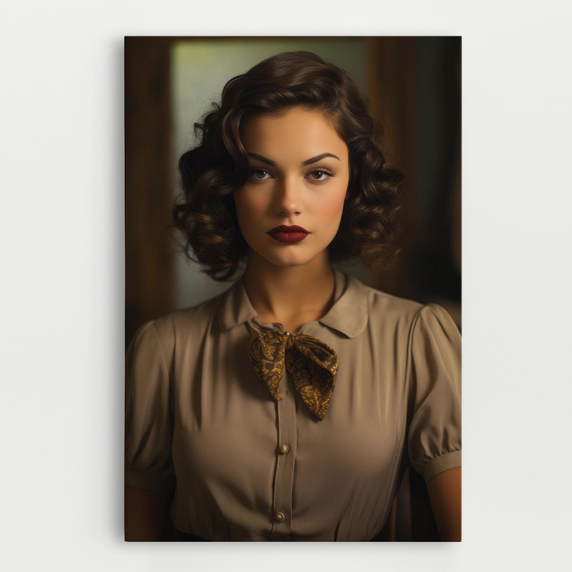 Картина на платно Beige Vintage Blouse mockup 0