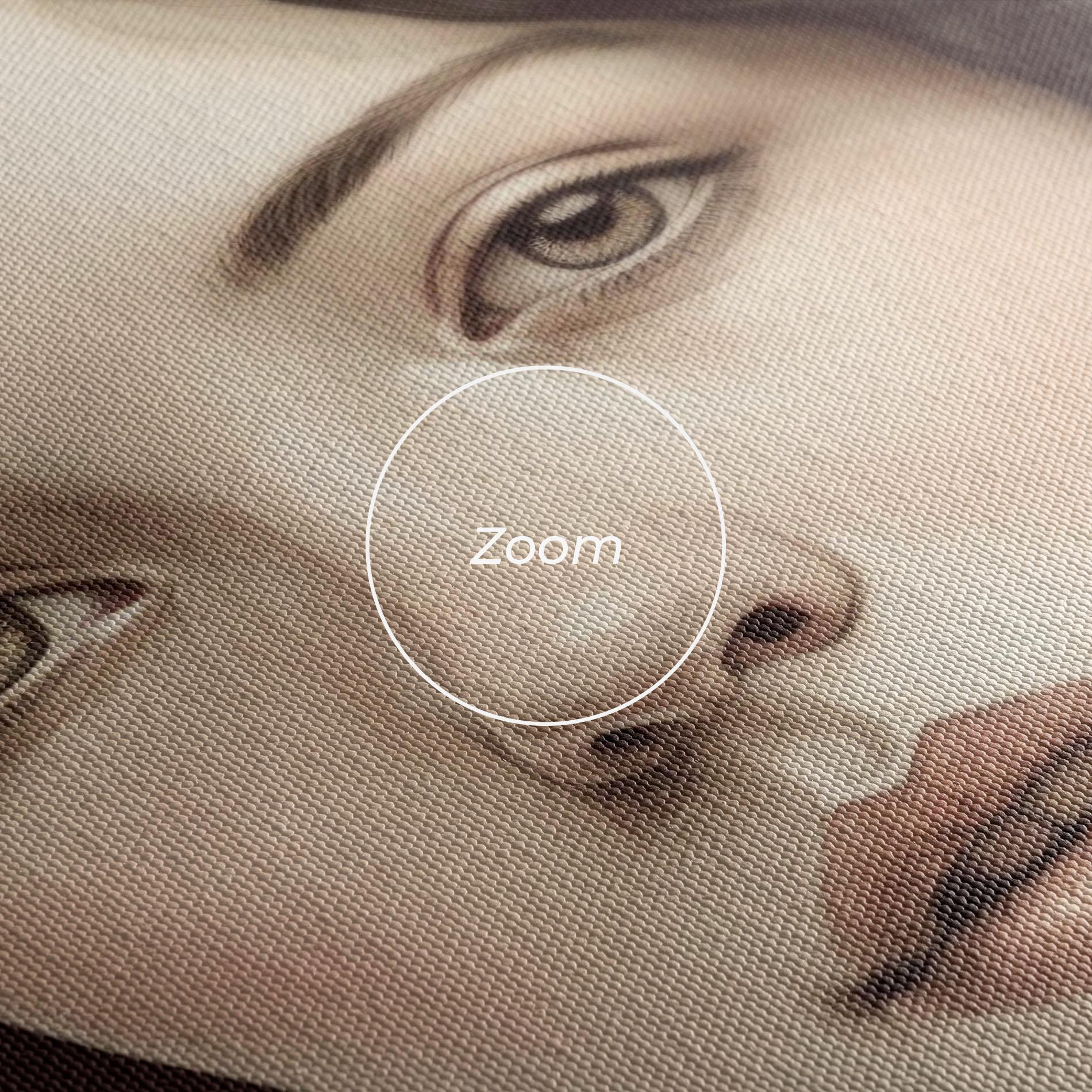 Картина на платно Beautiful Vintage Portrait mockup 3