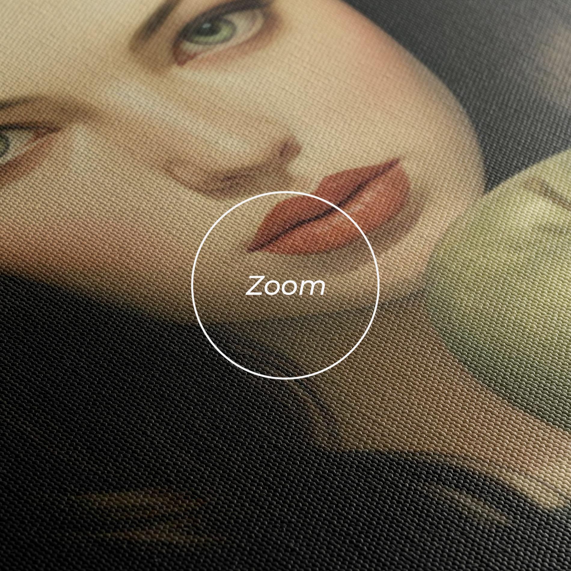 Картина на платно Green Apple Painting mockup 3