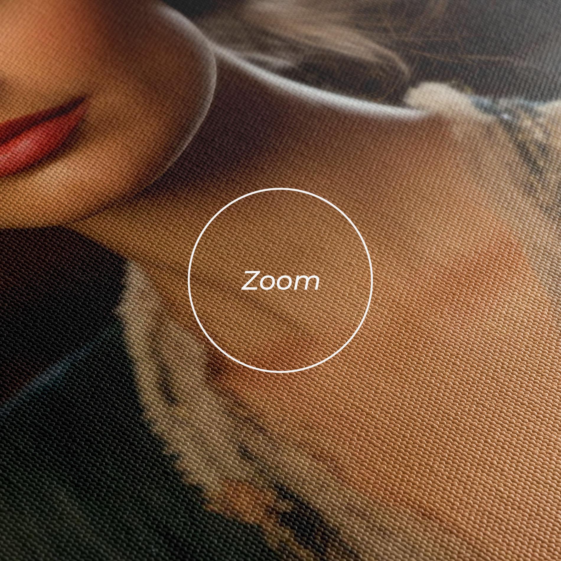 Картина на платно Pink Flowers Dress mockup 3