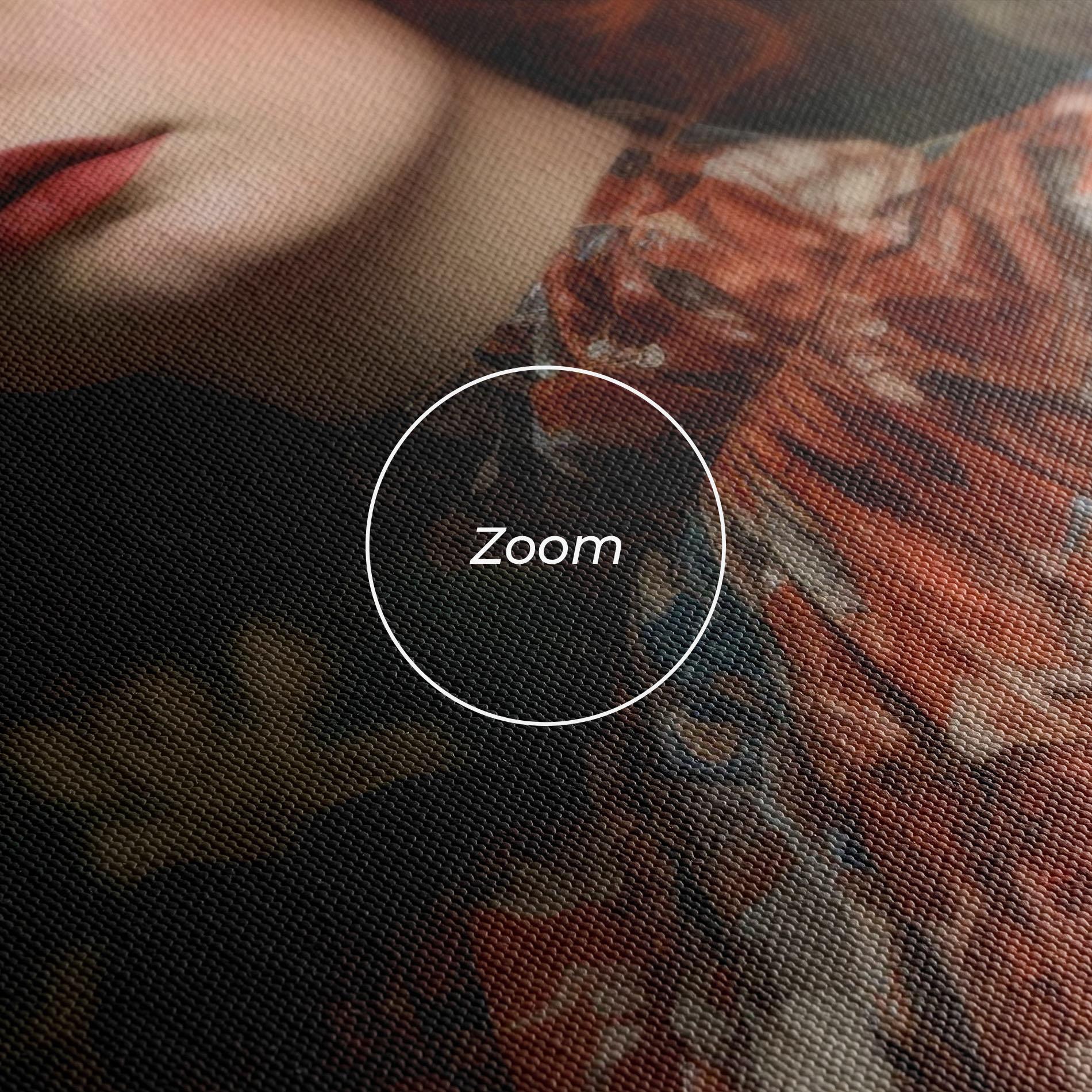 Картина на платно Red Vintage Hair mockup 3